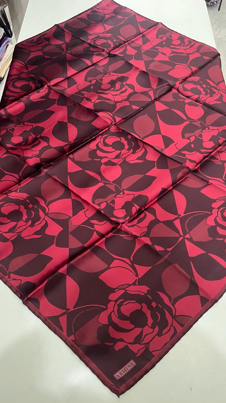 Armine'26 Sura İpek Yaz Sezonu Bordo