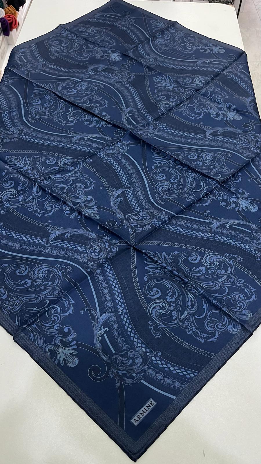 Armine'26 Twill İpek Yaz Sezonu Lacivert