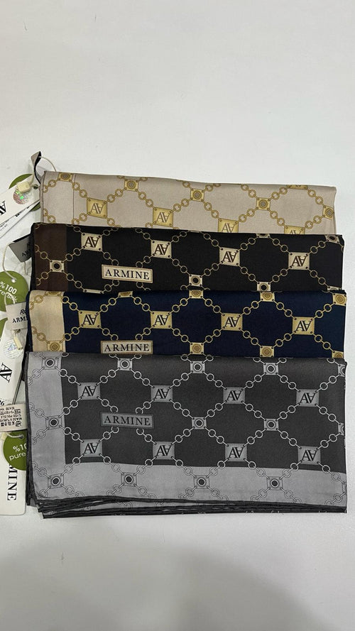 Armine'26 Twill İpek Yaz Sezonu Lacivert