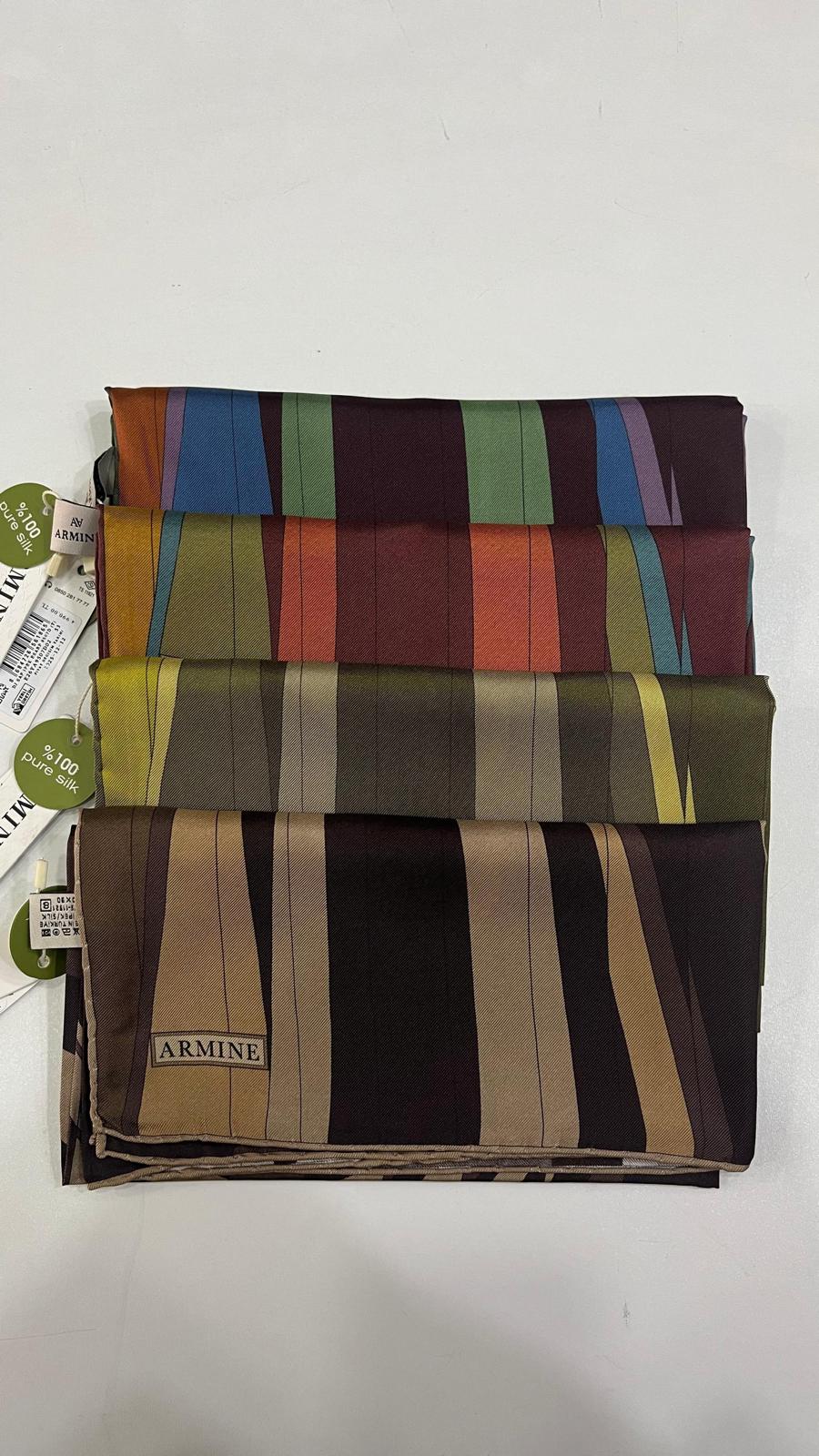 Armine'26 Twill İpek Yaz Sezonu Haki