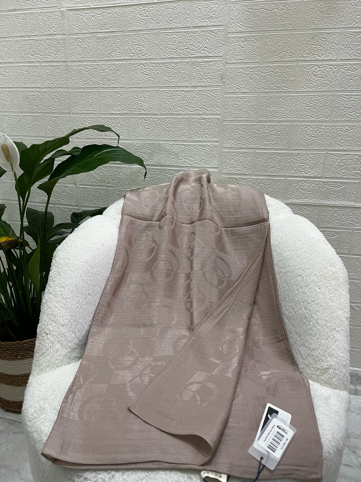 Noura Scarf Dama Şal Latte