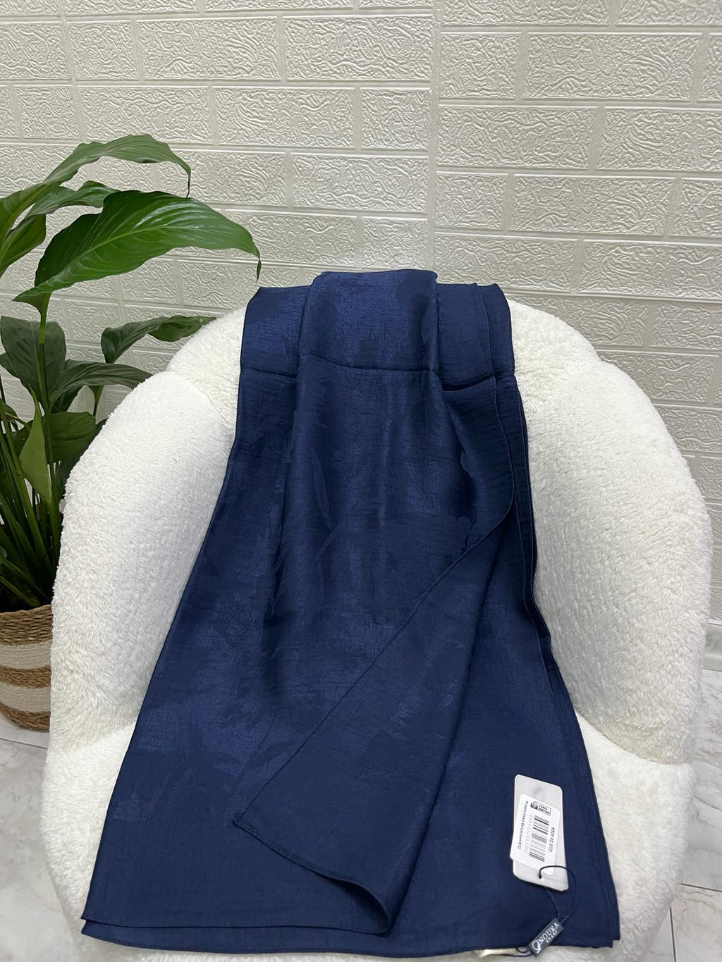 Noura Scarf Pırlanta Şal Lacivert