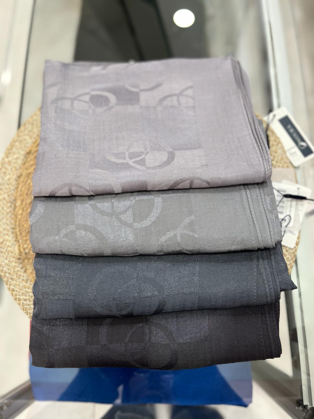 Noura Scarf Dama Şal Füme
