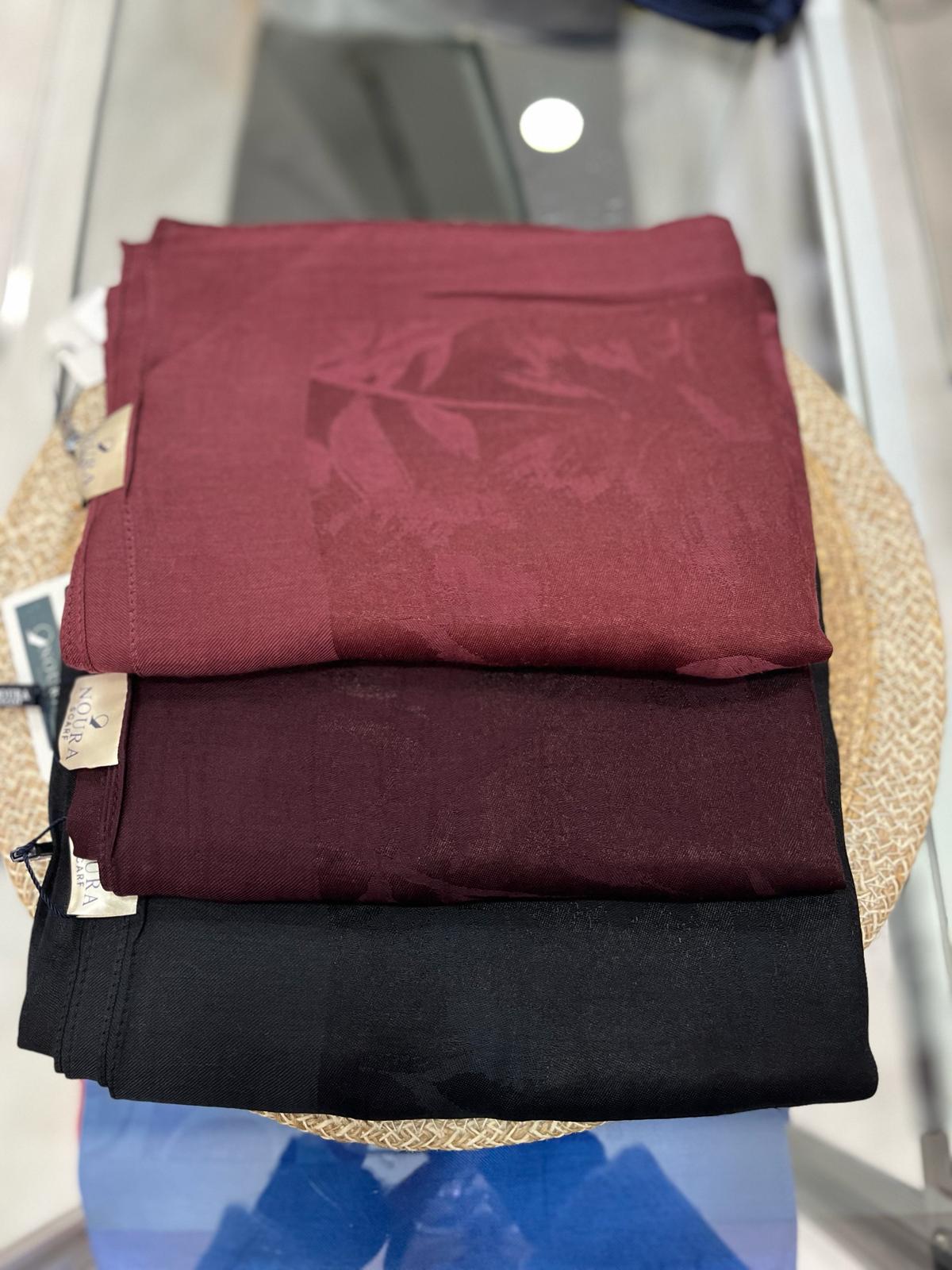 Noura Scarf Pırlanta Şal Bordo