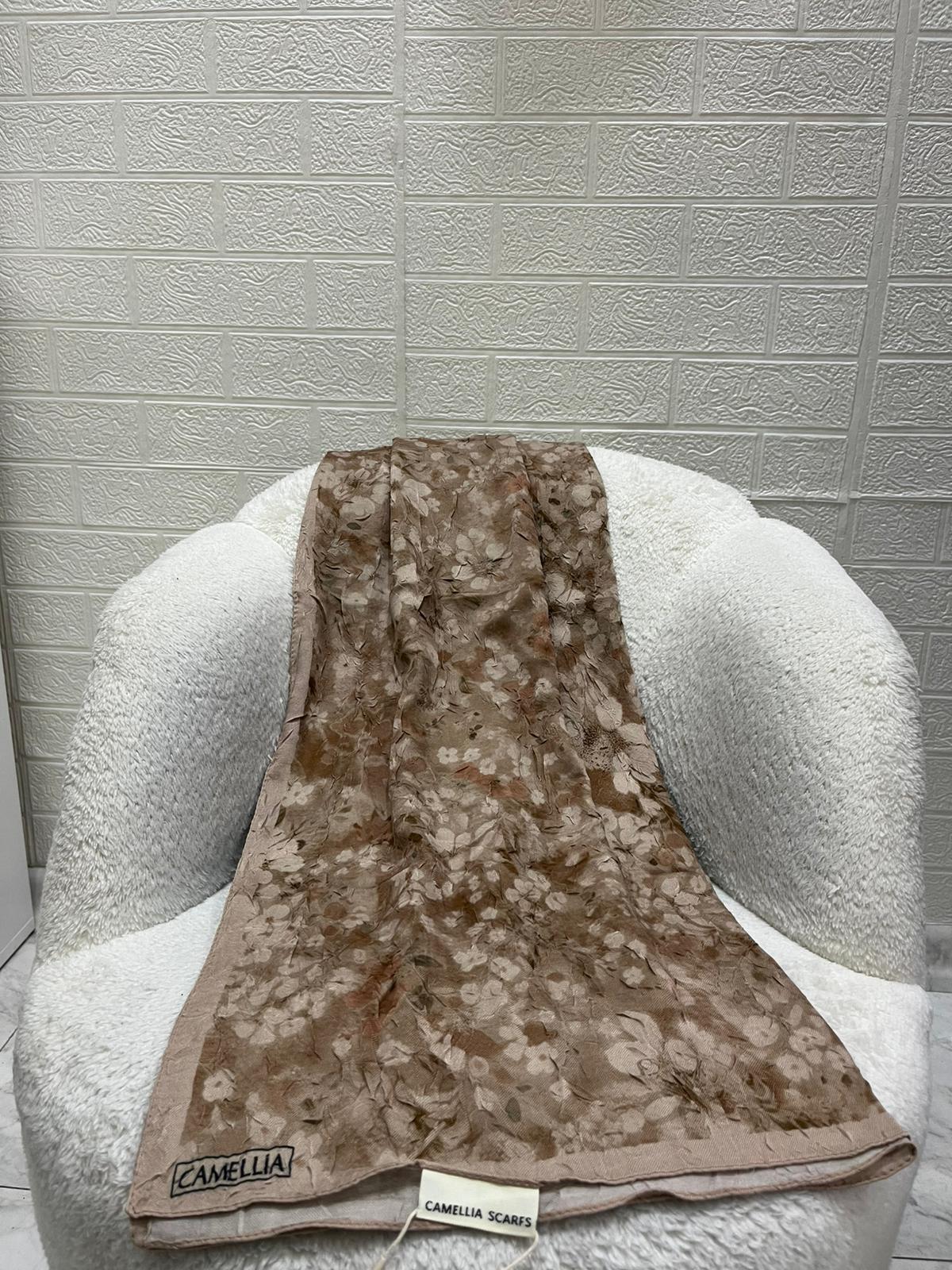 Petunya Soft Kraş Şal Camel
