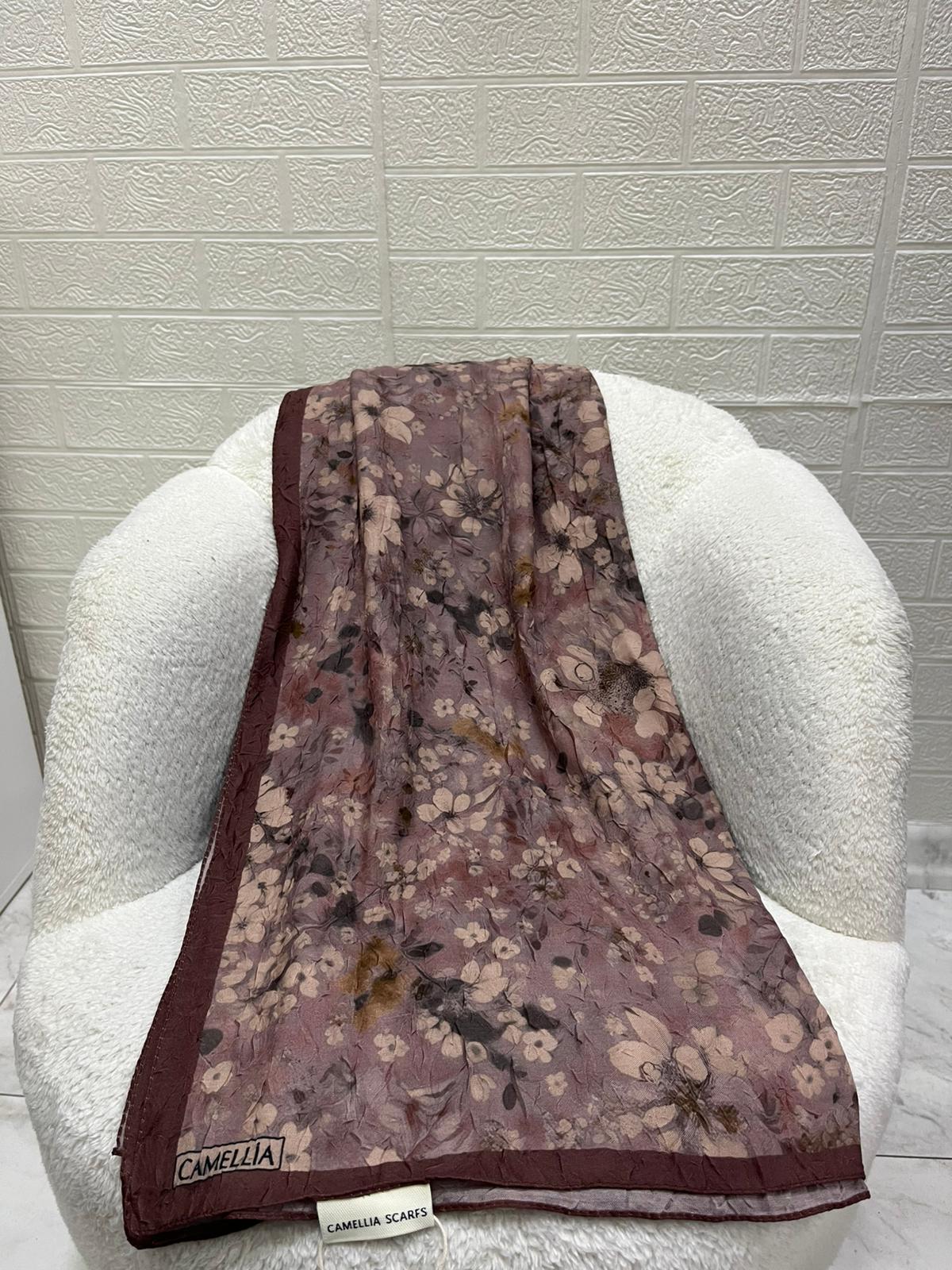 Petunya Soft Kraş Şal Rose