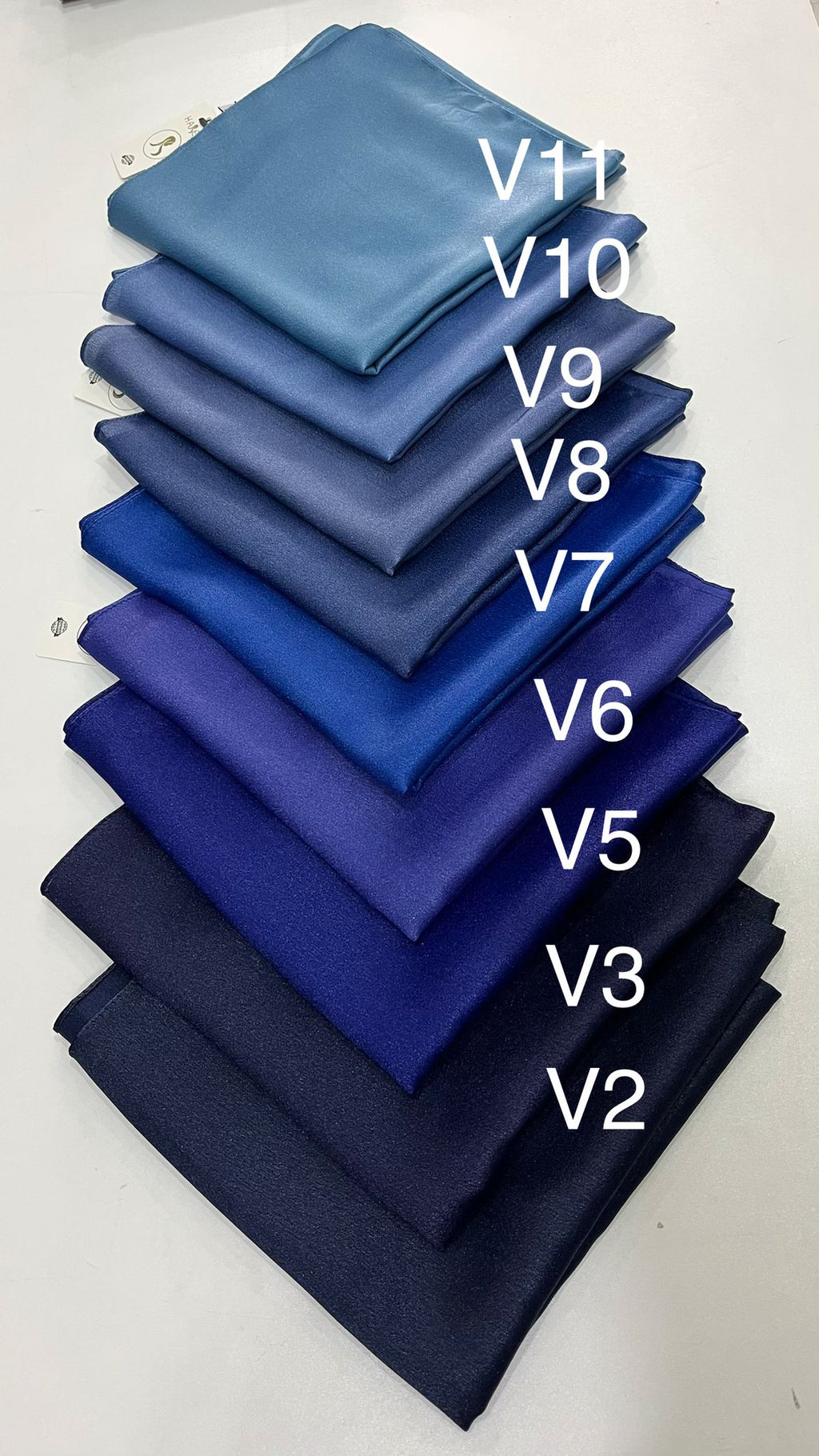 Kraliçe Eşarp Kot Mavi V-11