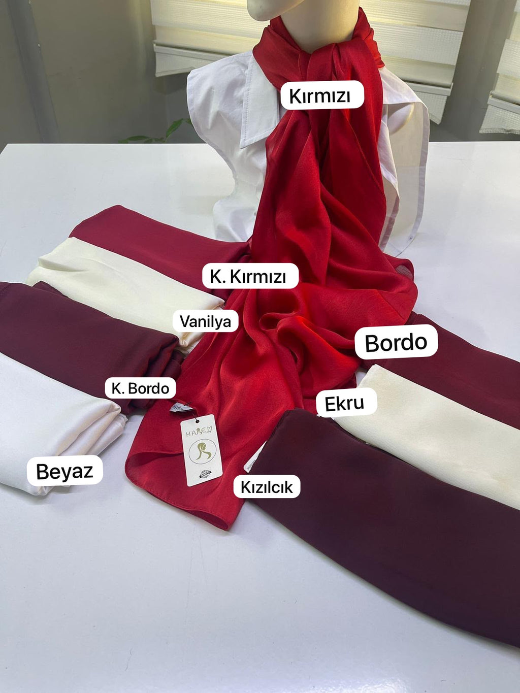 Janjan Şal Bordo