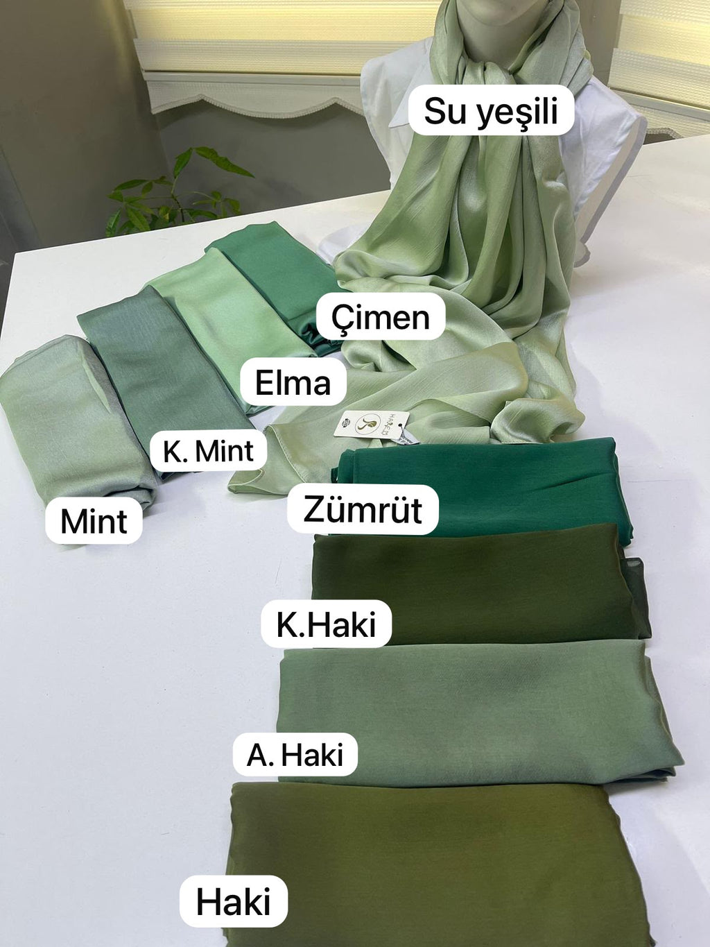 Janjan Şal Koyu Mint