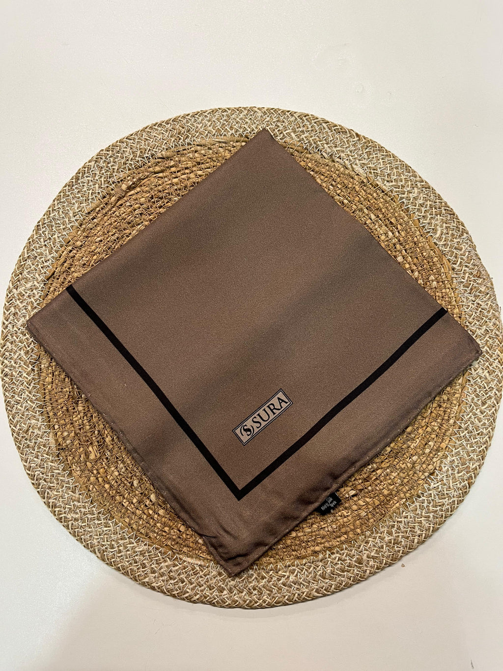 Sura Twill İpek Eşarp Vizon