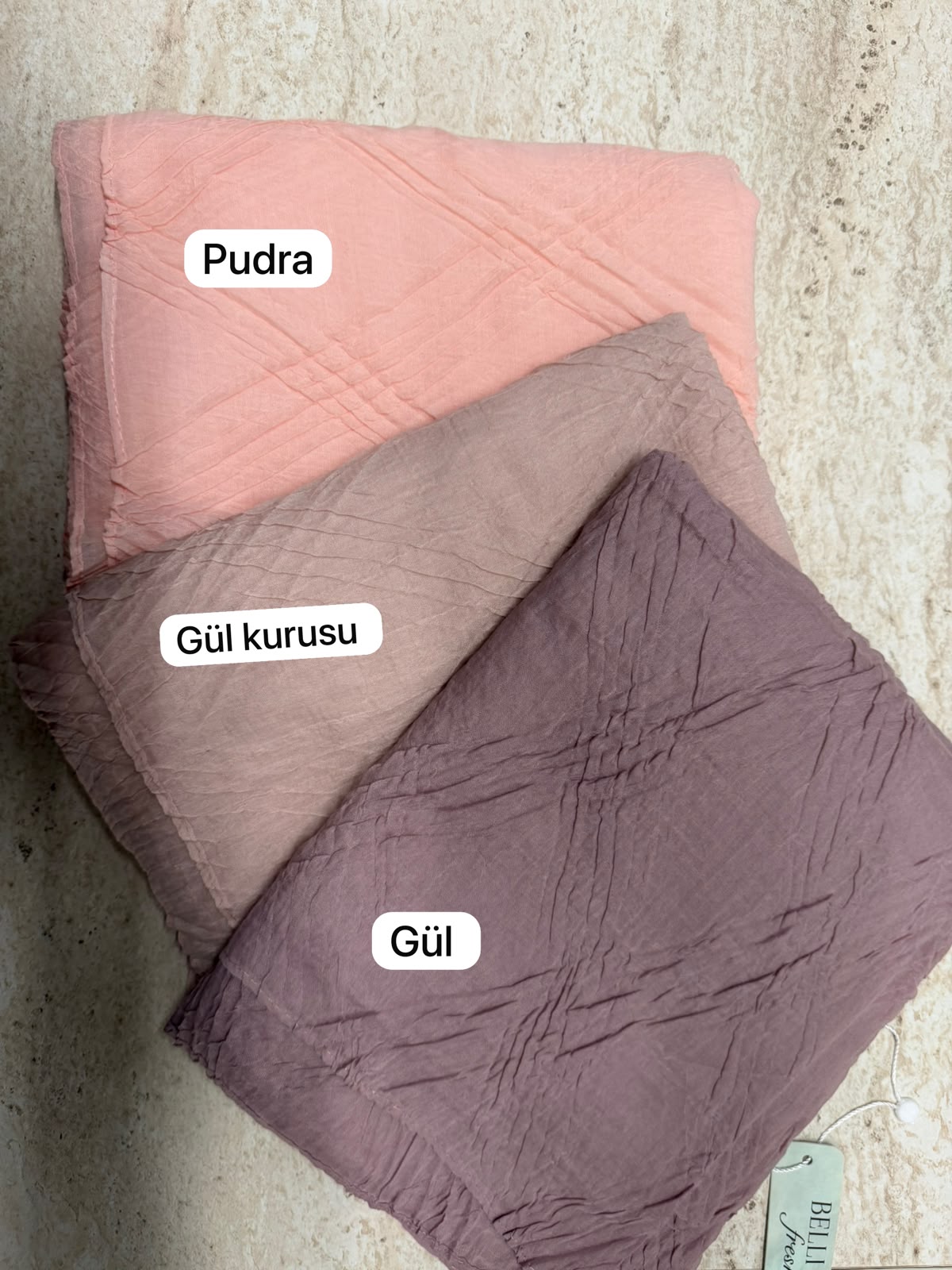 Dubai Dokulu Şal Gül