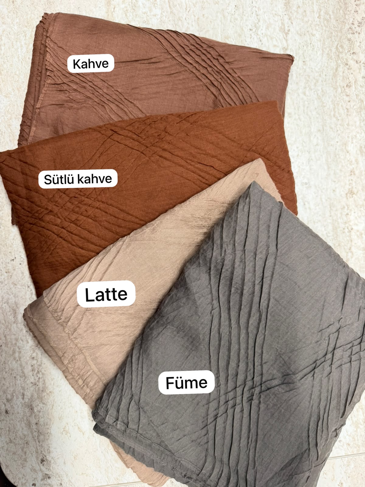 Dubai Dokulu Şal Füme