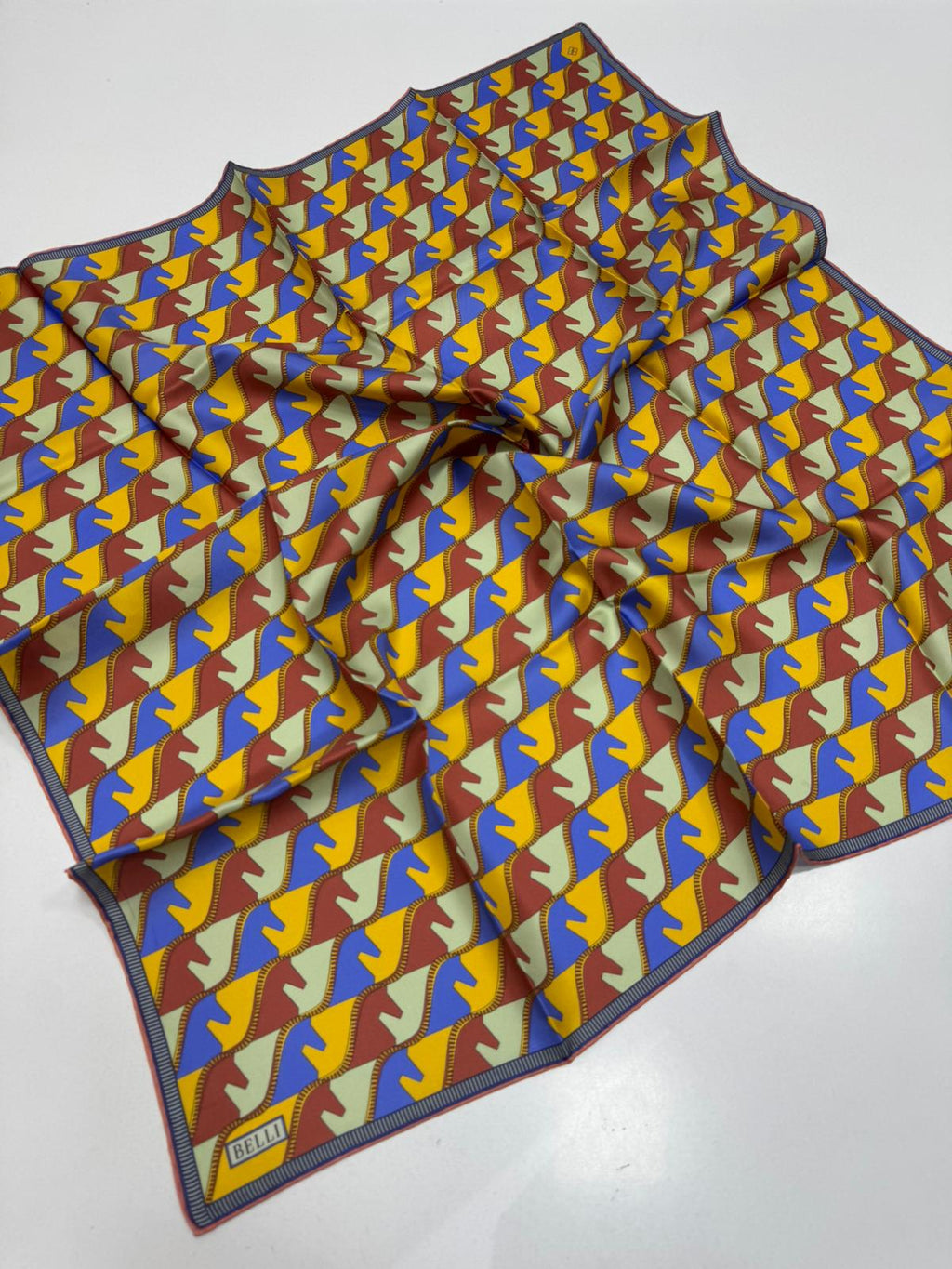 Belli'27 Kış Twill İpek Eşarp
