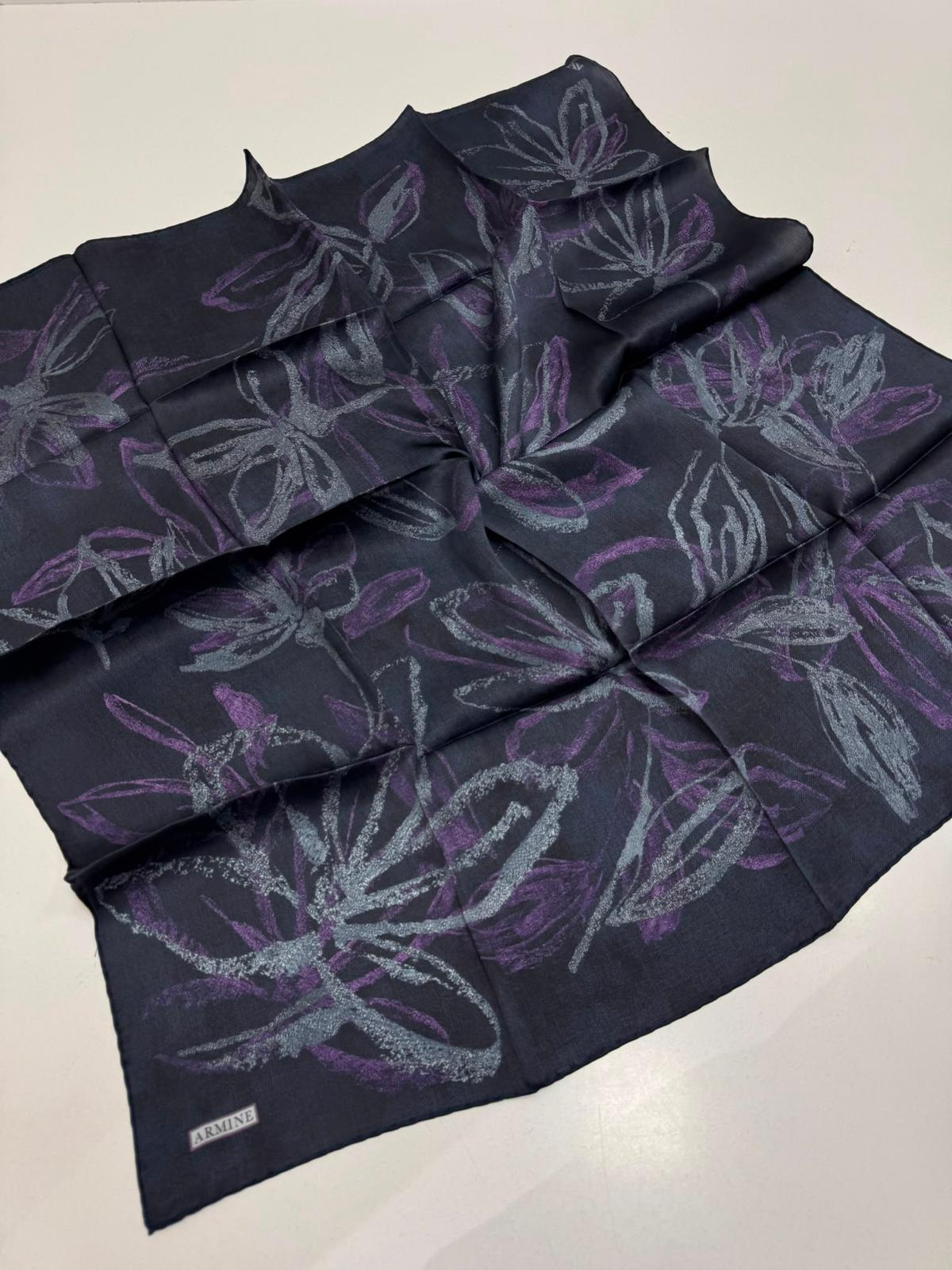 Armine '27 Kış Sezonu Twill İpek Koyu Laci