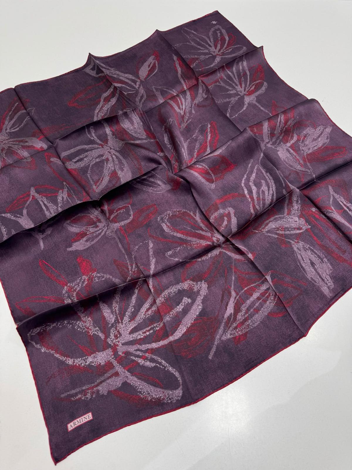 Armine '27 Kış Sezonu Twill İpek Mor