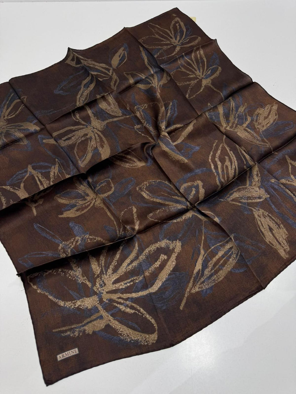 Armine '27 Kış Sezonu Twill İpek Acı Kahve
