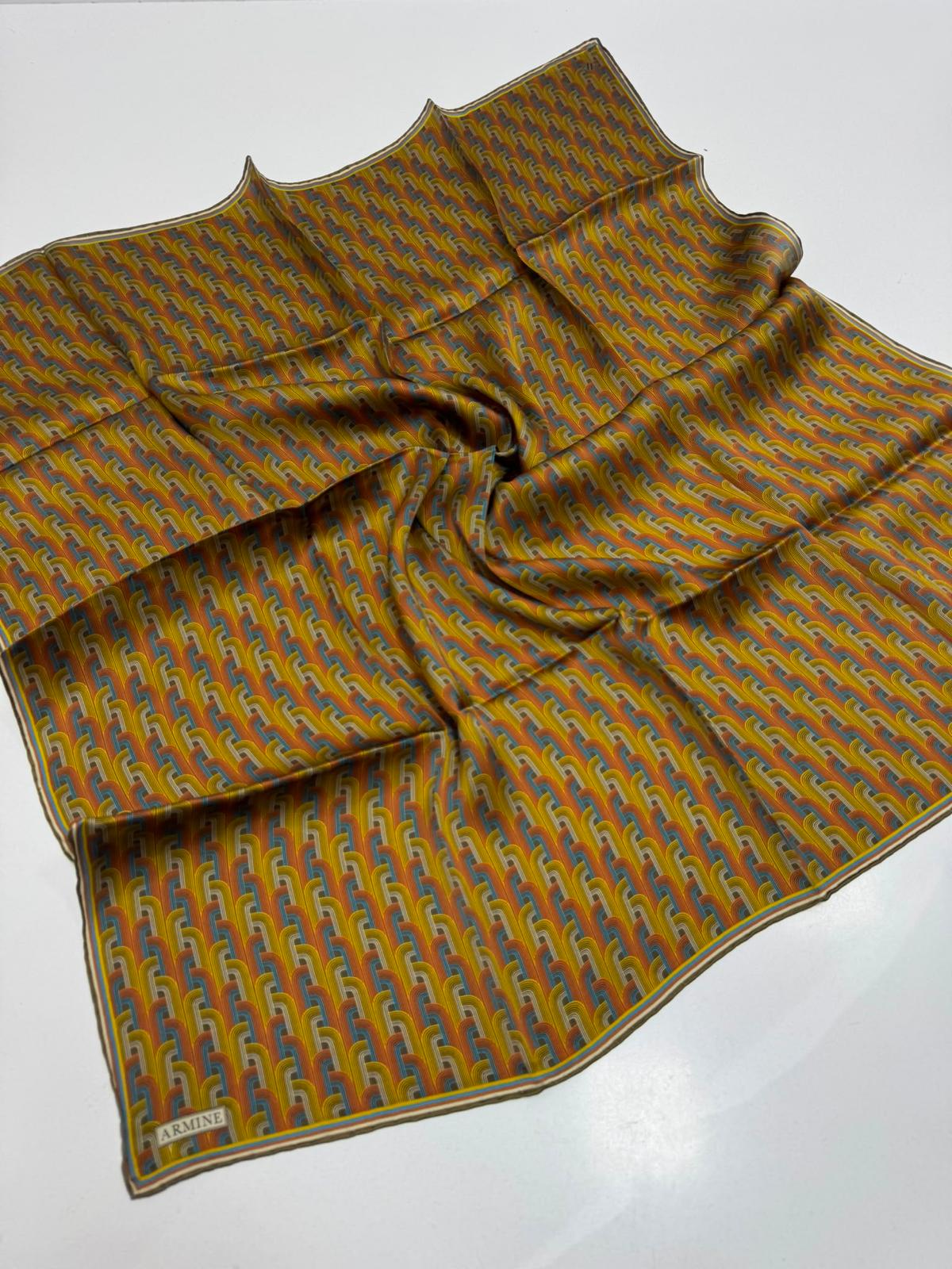 Armine '27 Kış Sezonu Twill İpek Sarı