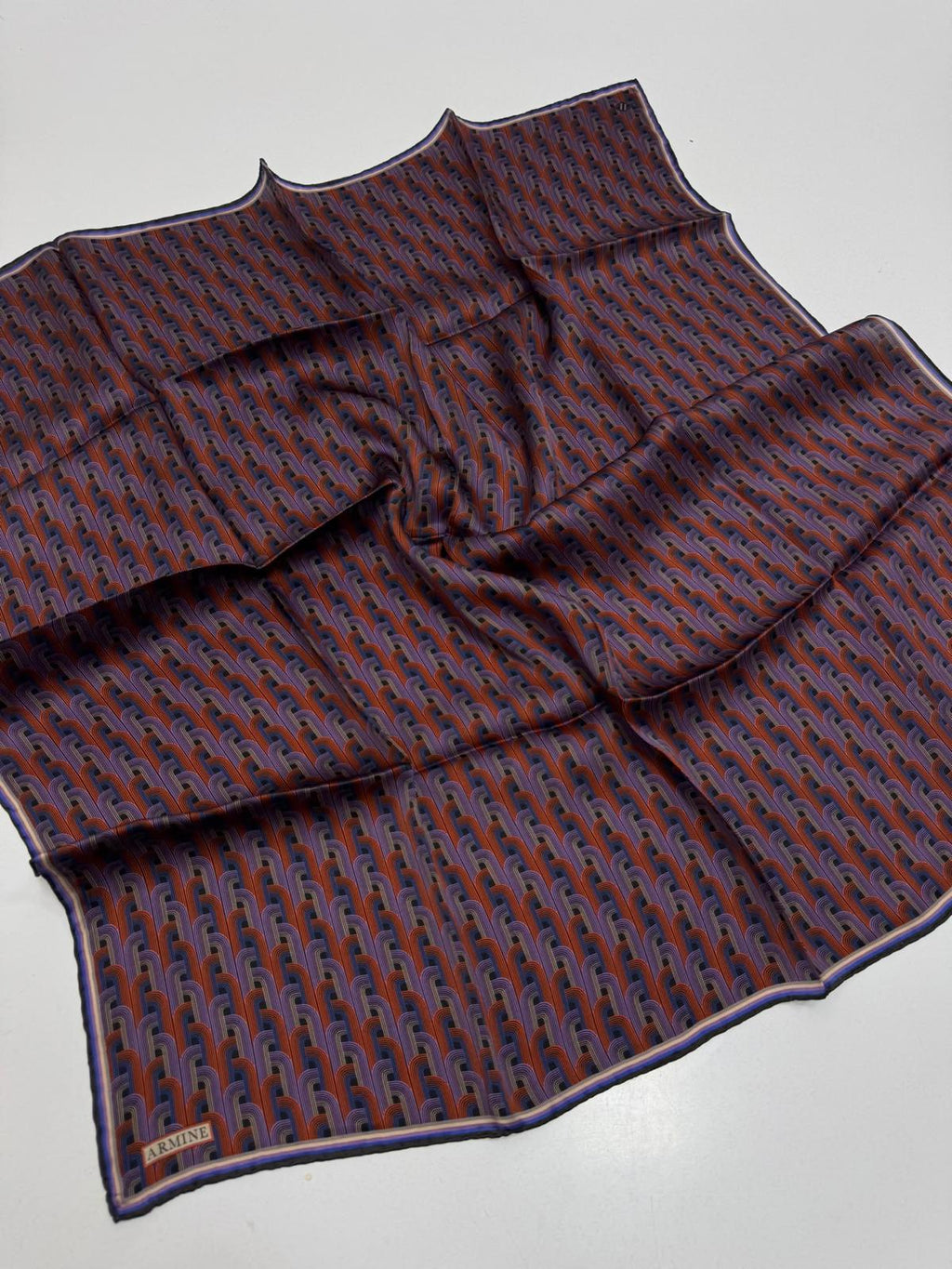 Armine '27 Kış Sezonu Twill İpek Koyu Lila