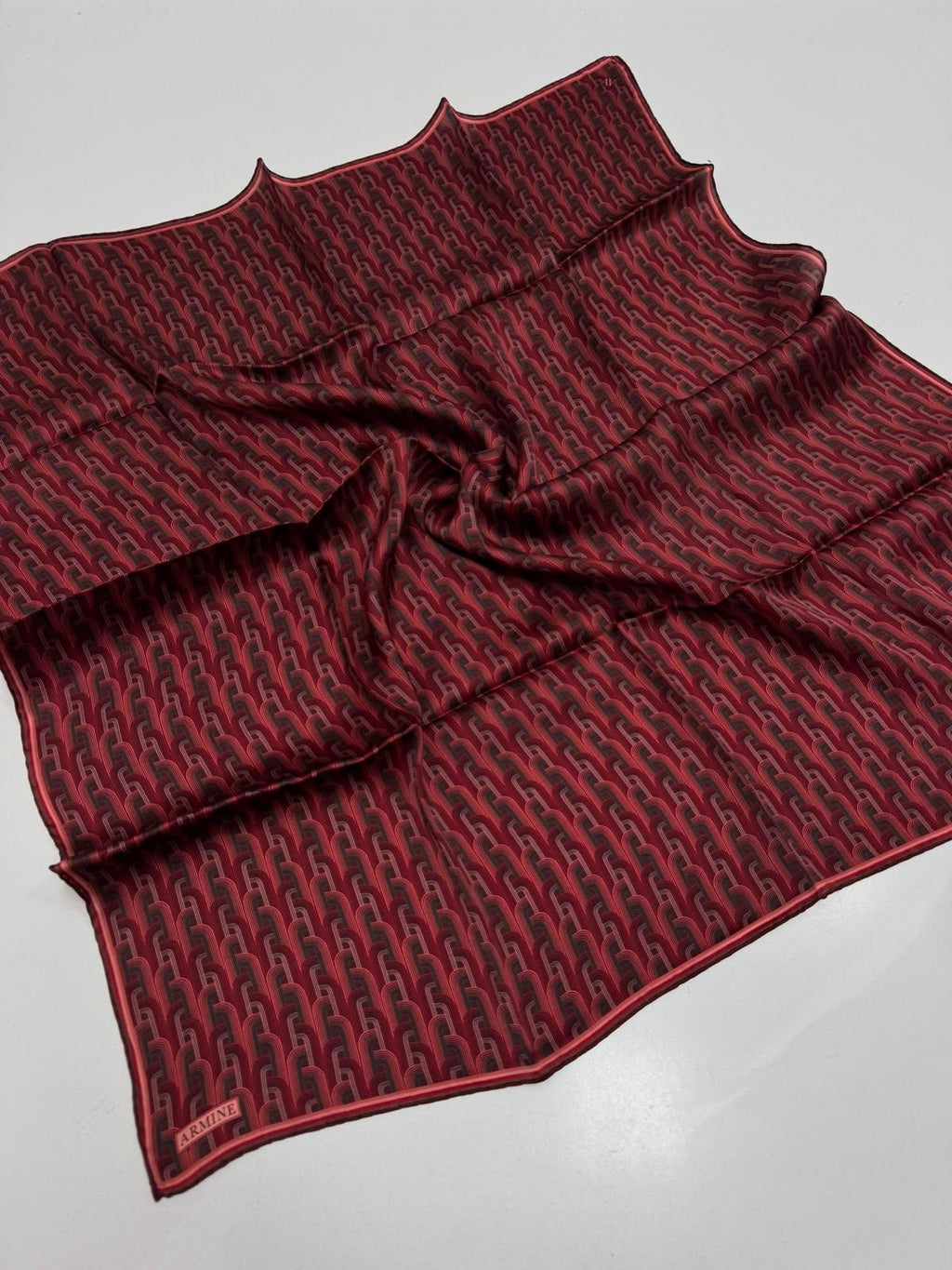 Armine '27 Kış Sezonu Twill İpek Bordo