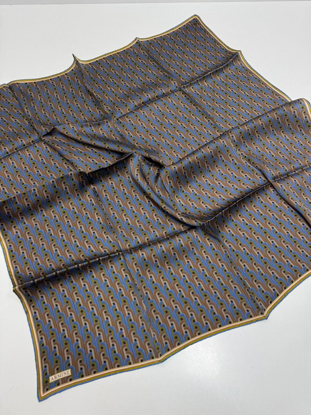 Armine '27 Kış Sezonu Twill İpek Mavi