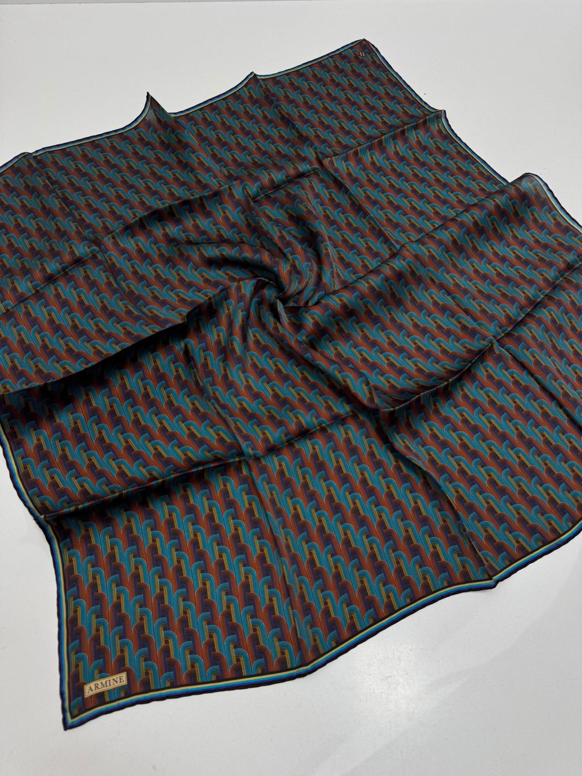 Armine '27 Kış Sezonu Twill İpek Turkuaz