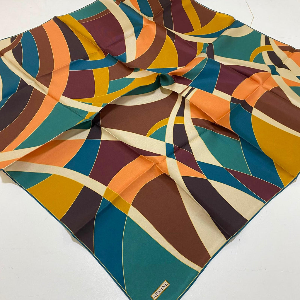 Armine '27 Kış Sezonu Twill İpek Yeşil