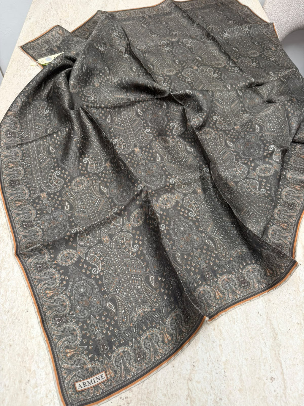 Armine '27 Kış Sezonu Twill İpek Haki