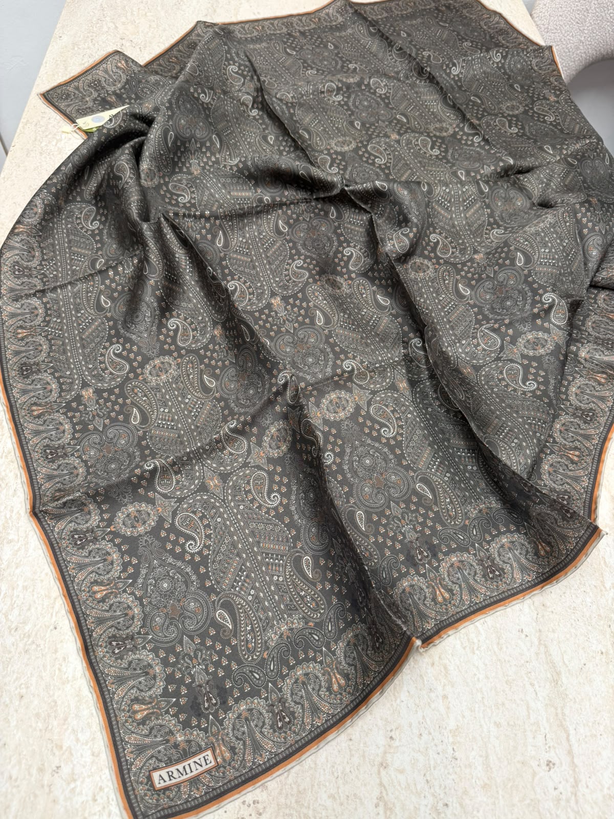 Armine '27 Kış Sezonu Twill İpek Haki