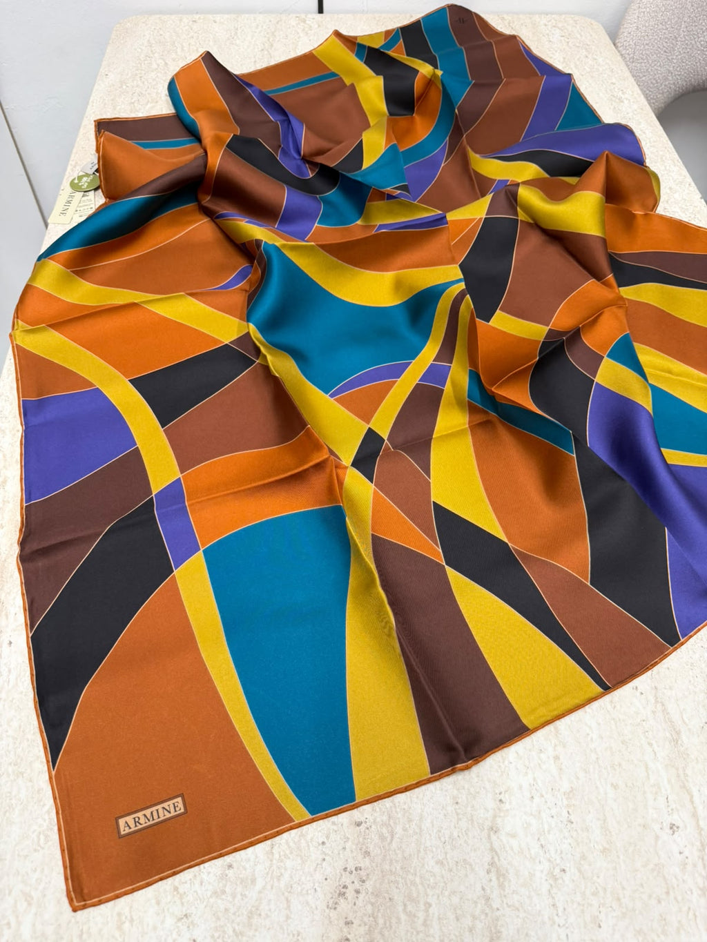 Armine '27 Kış Sezonu Twill İpek Taba
