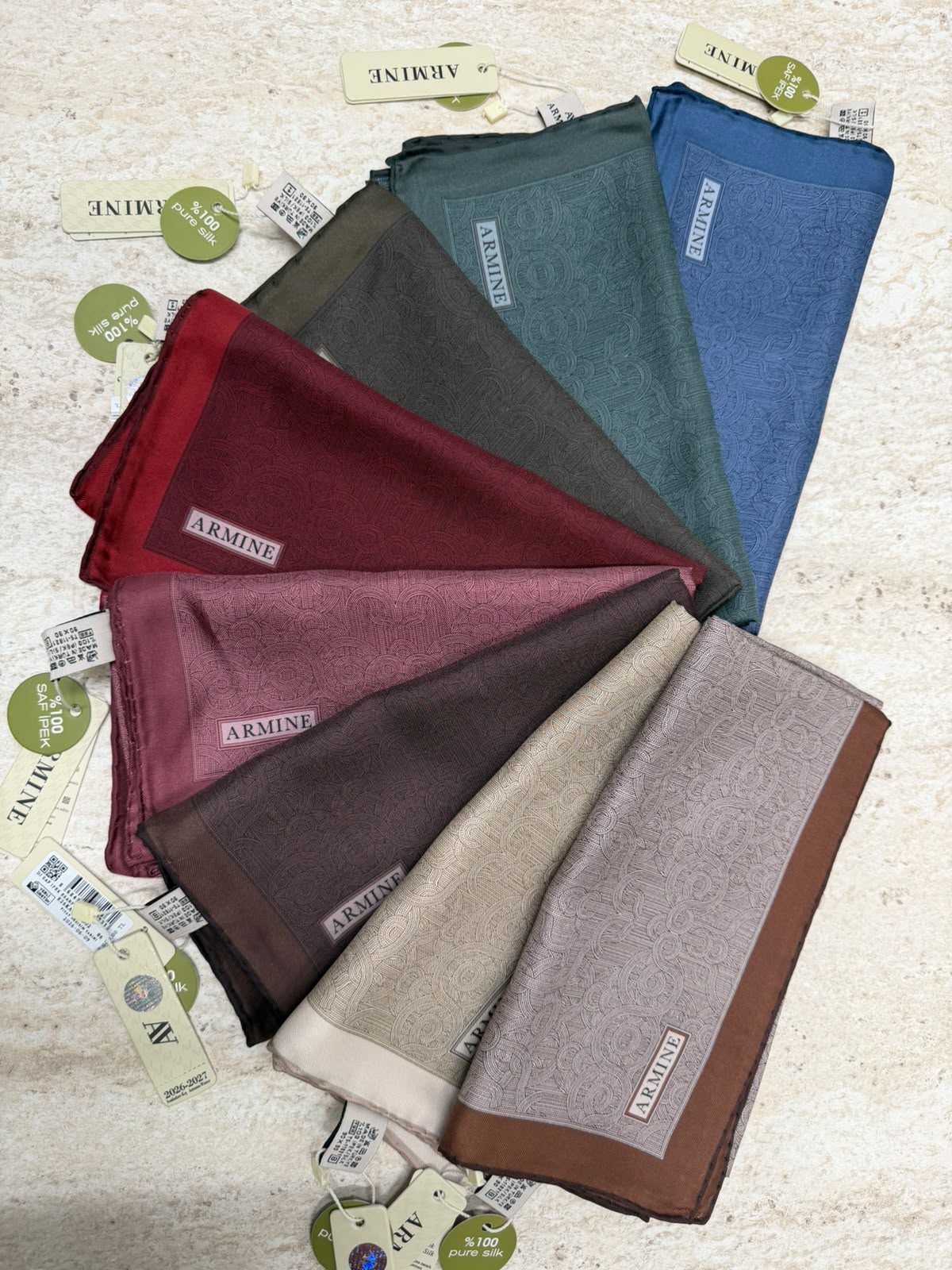 Armine '27 Kış Sezonu Twill İpek Haki