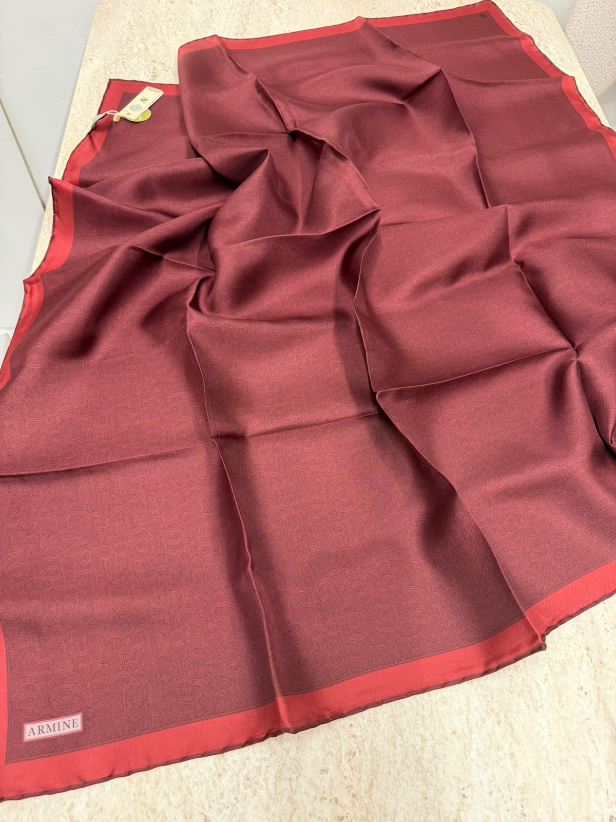 Armine '27 Kış Sezonu Twill İpek Vişne