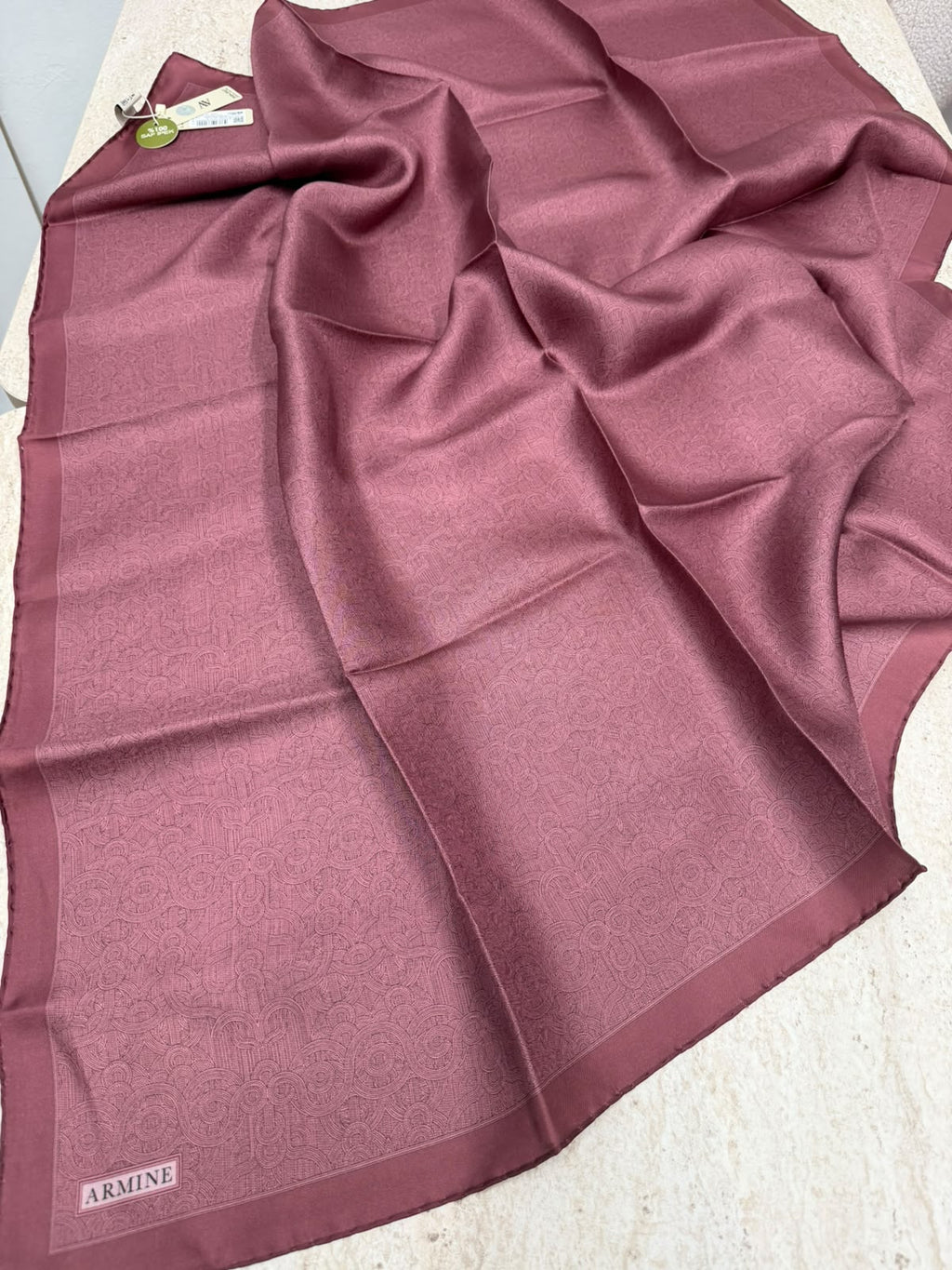 Armine '27 Kış Sezonu Twill İpek Gül