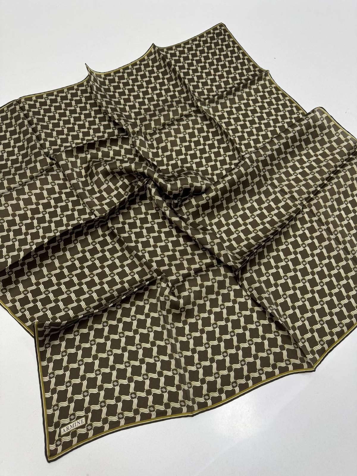Armine '27 Kış Sezonu Twill İpek Haki