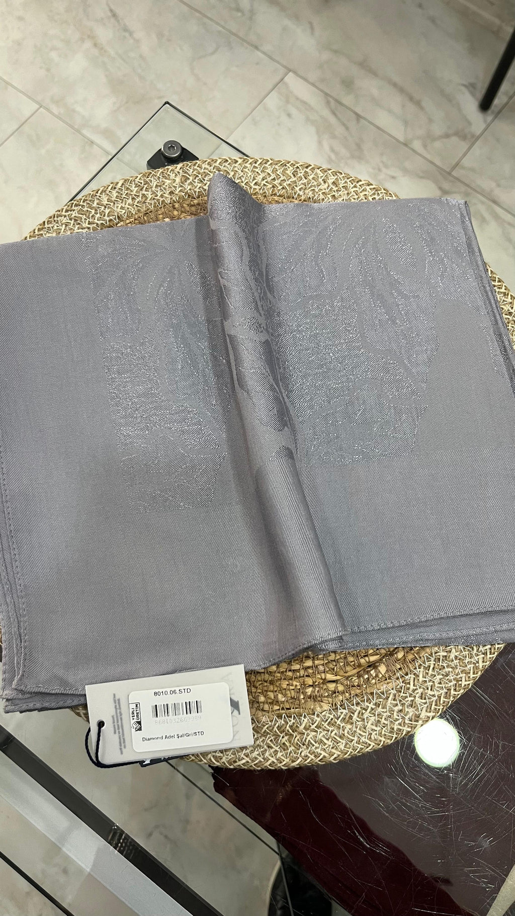 Diamond Adel Naia Şal Gri