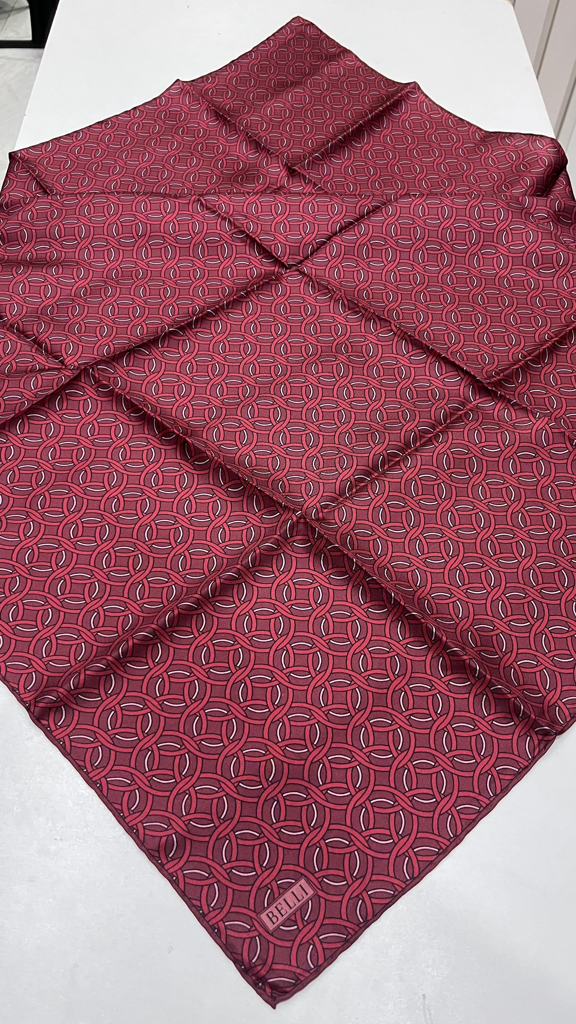 BELLI '25 Kış Sezonu Twill İpek Eşarp