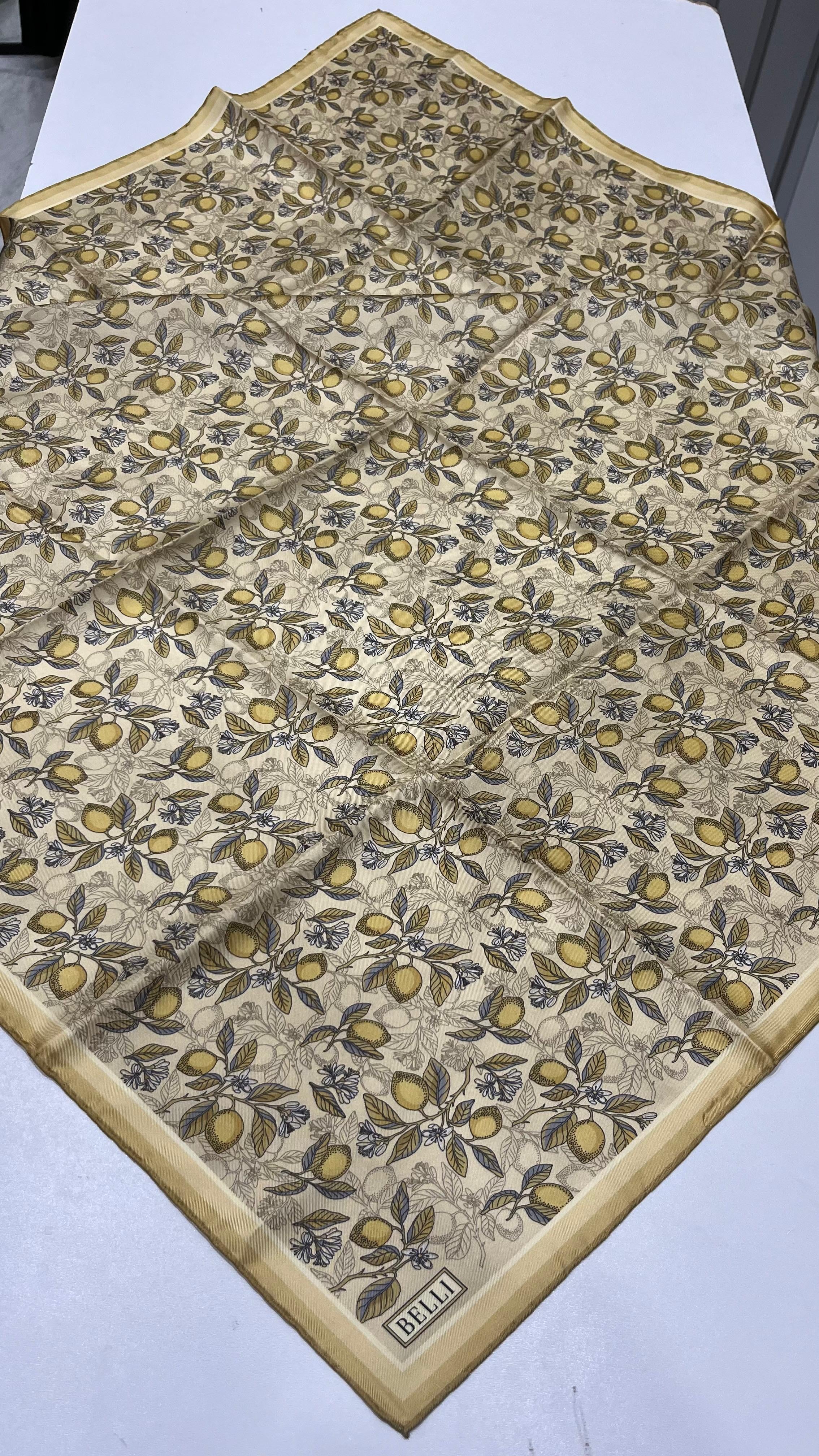 BELLI '25 Kış Sezonu Twill İpek Eşarp