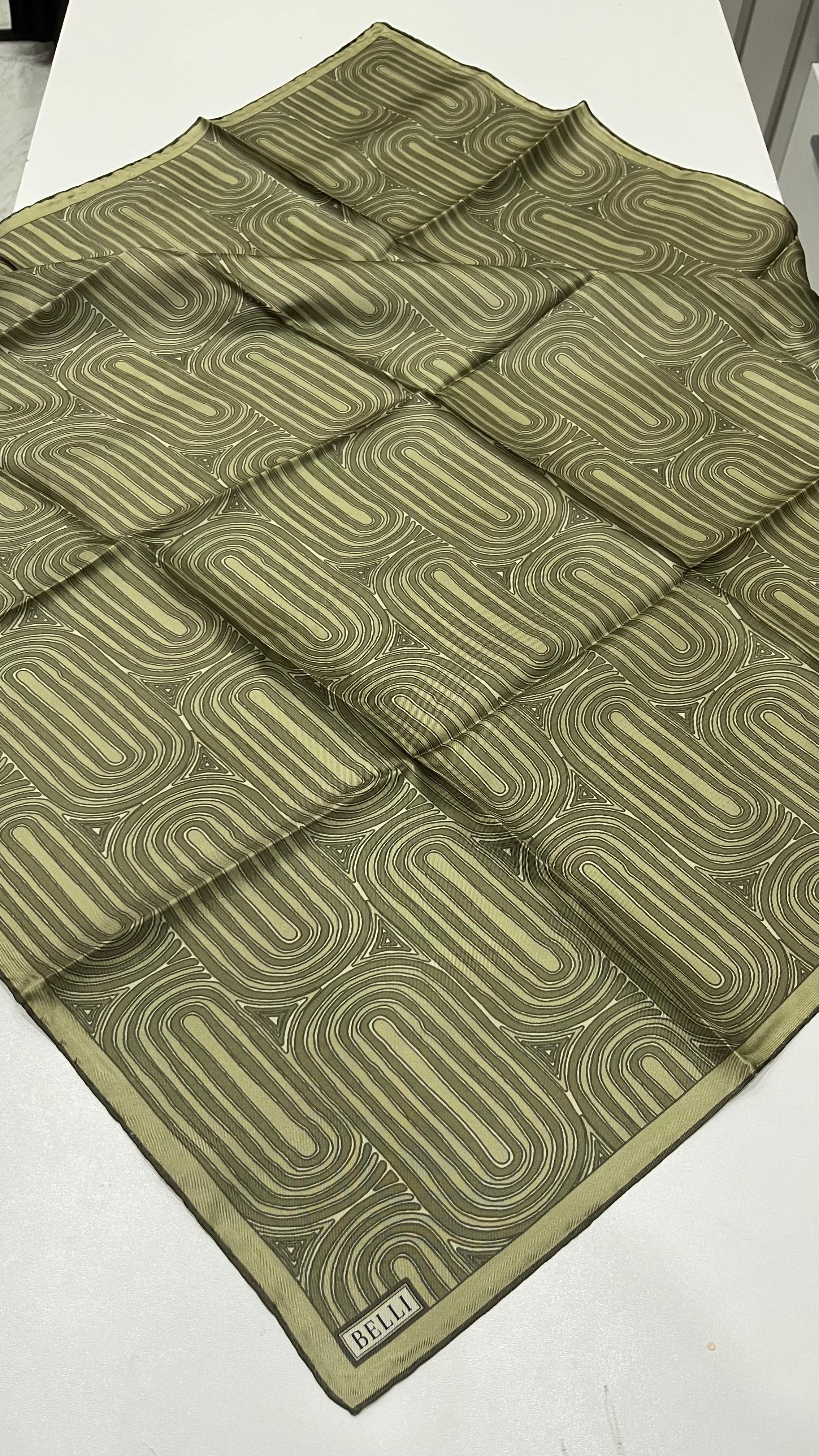 BELLI '25 Kış Sezonu Twill İpek Eşarp