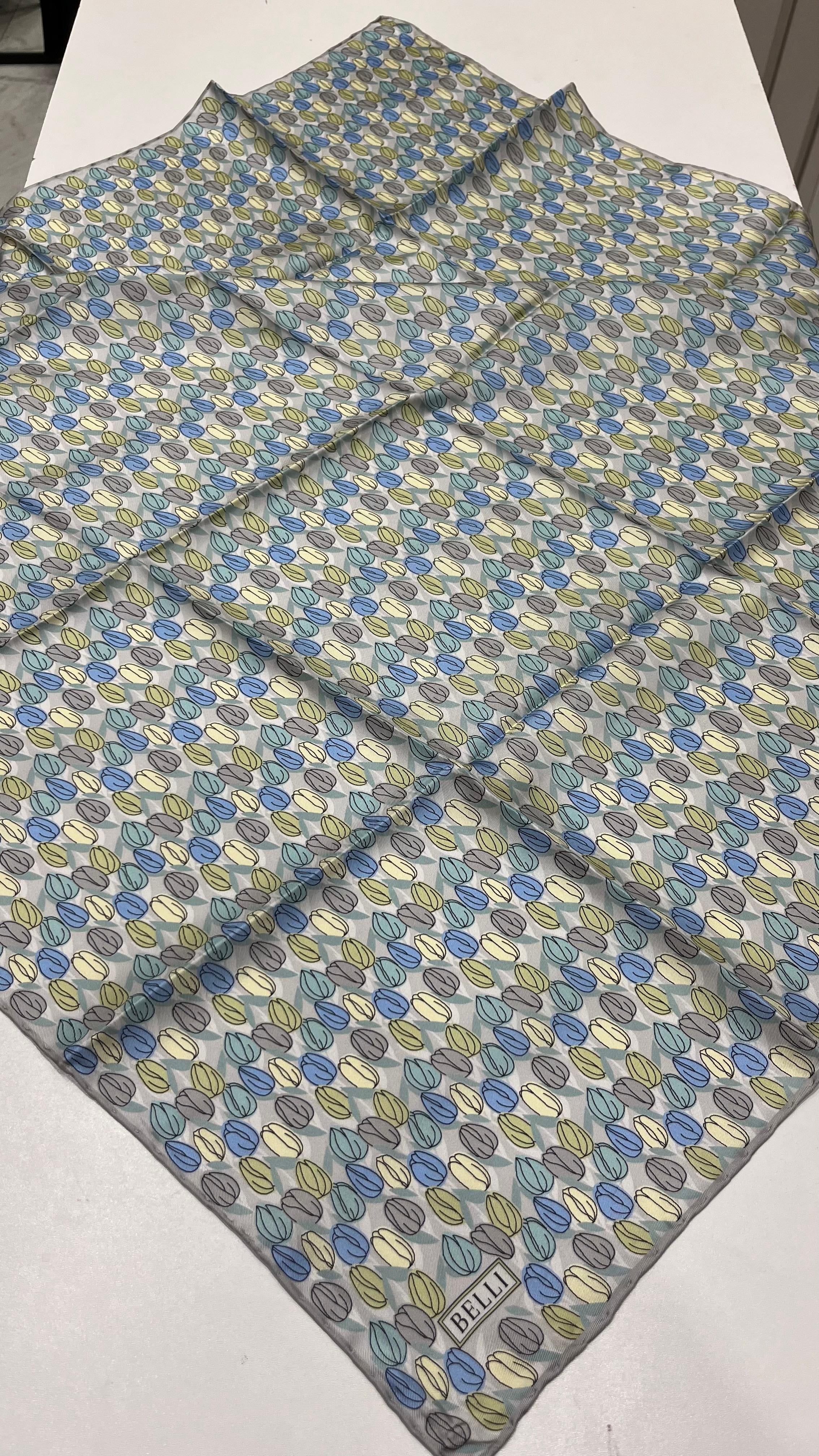 BELLI '25 Kış Sezonu Twill İpek Eşarpü