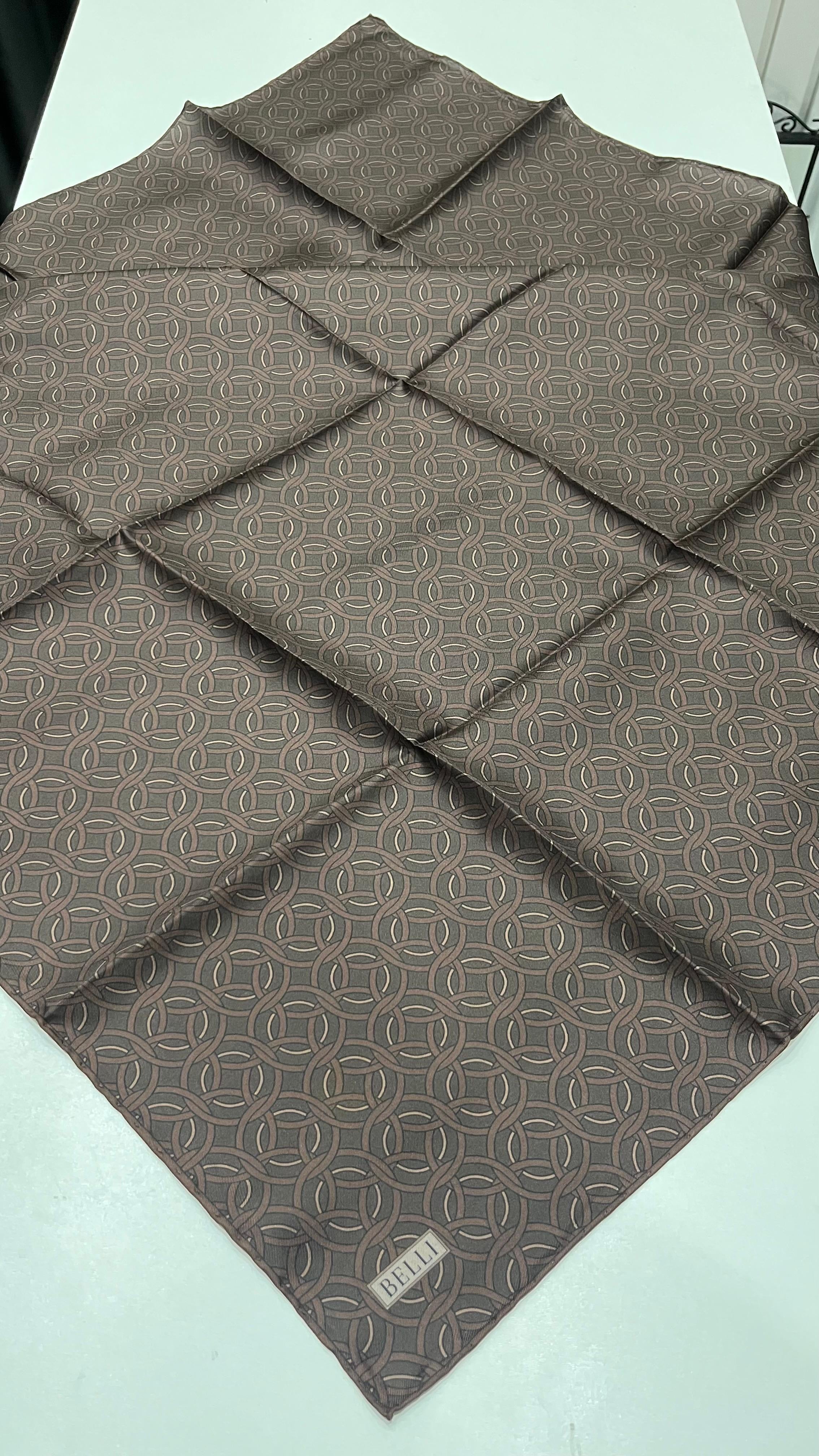 BELLI '25 Kış Sezonu Twill İpek Eşarp