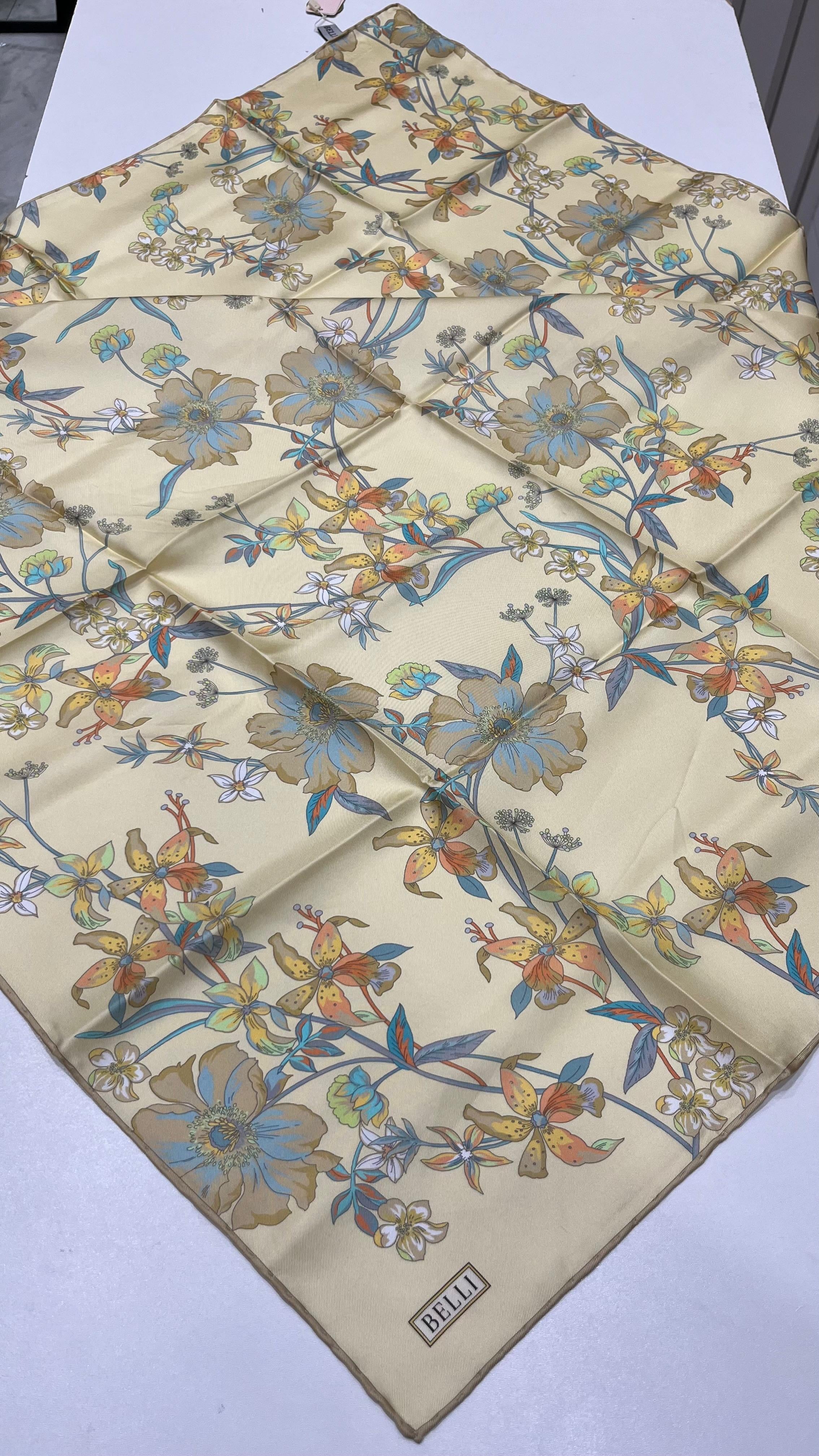 BELLI '25 Kış Sezonu Twill İpek Eşarp