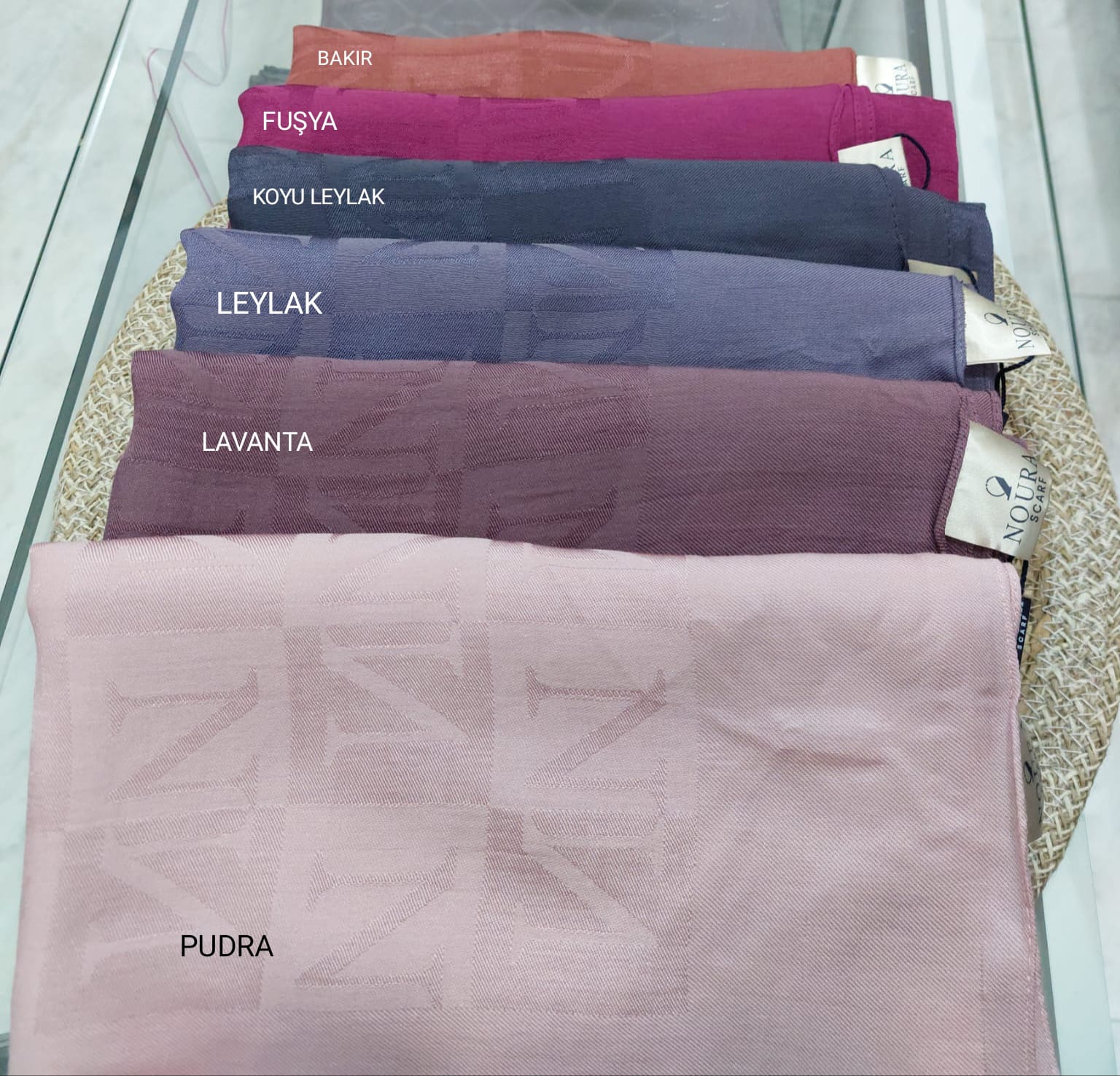 Noura Scarf Naia Şal Leylak