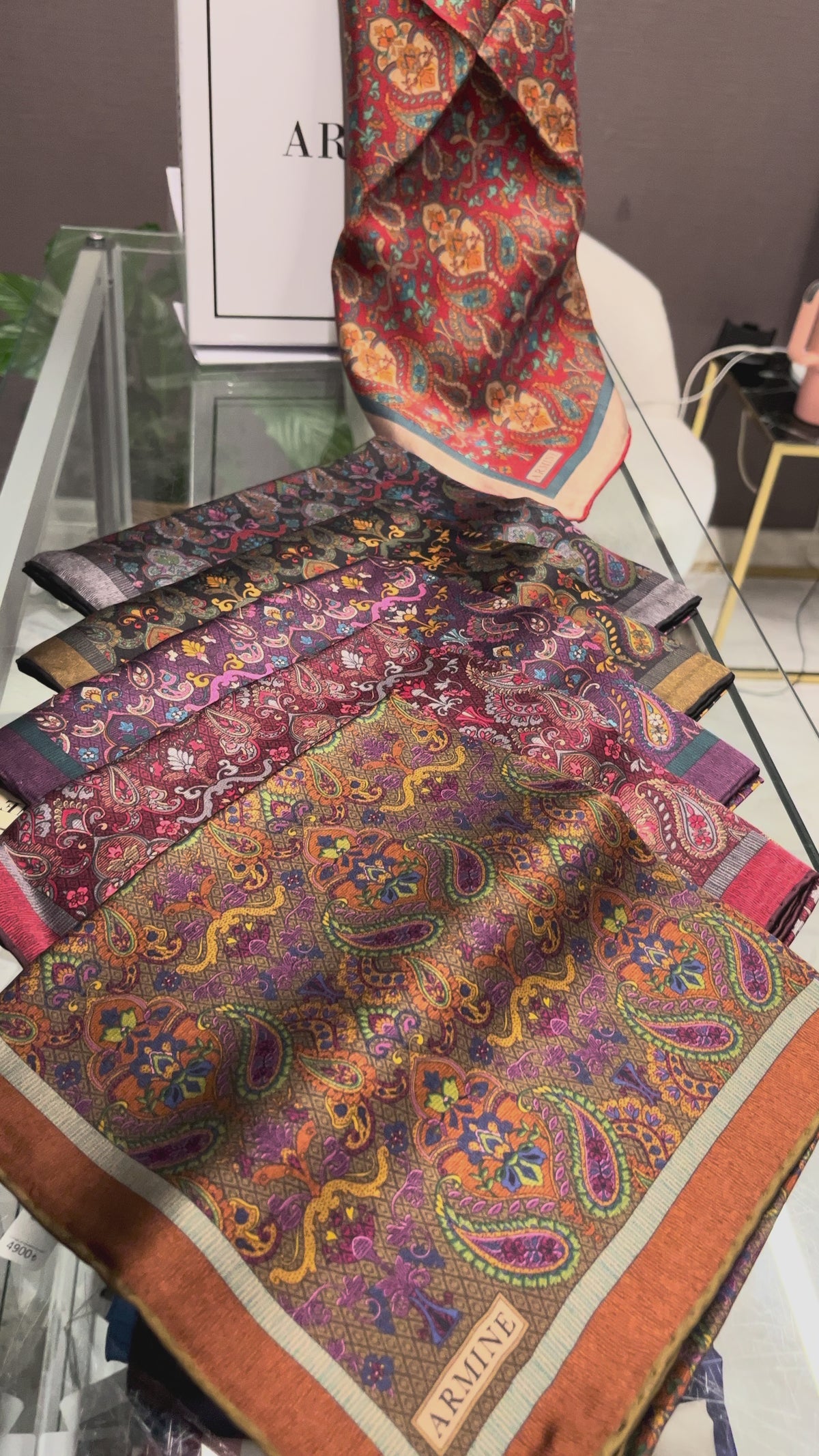 Armine'27 Kış Sezonu Twill İpek Taba