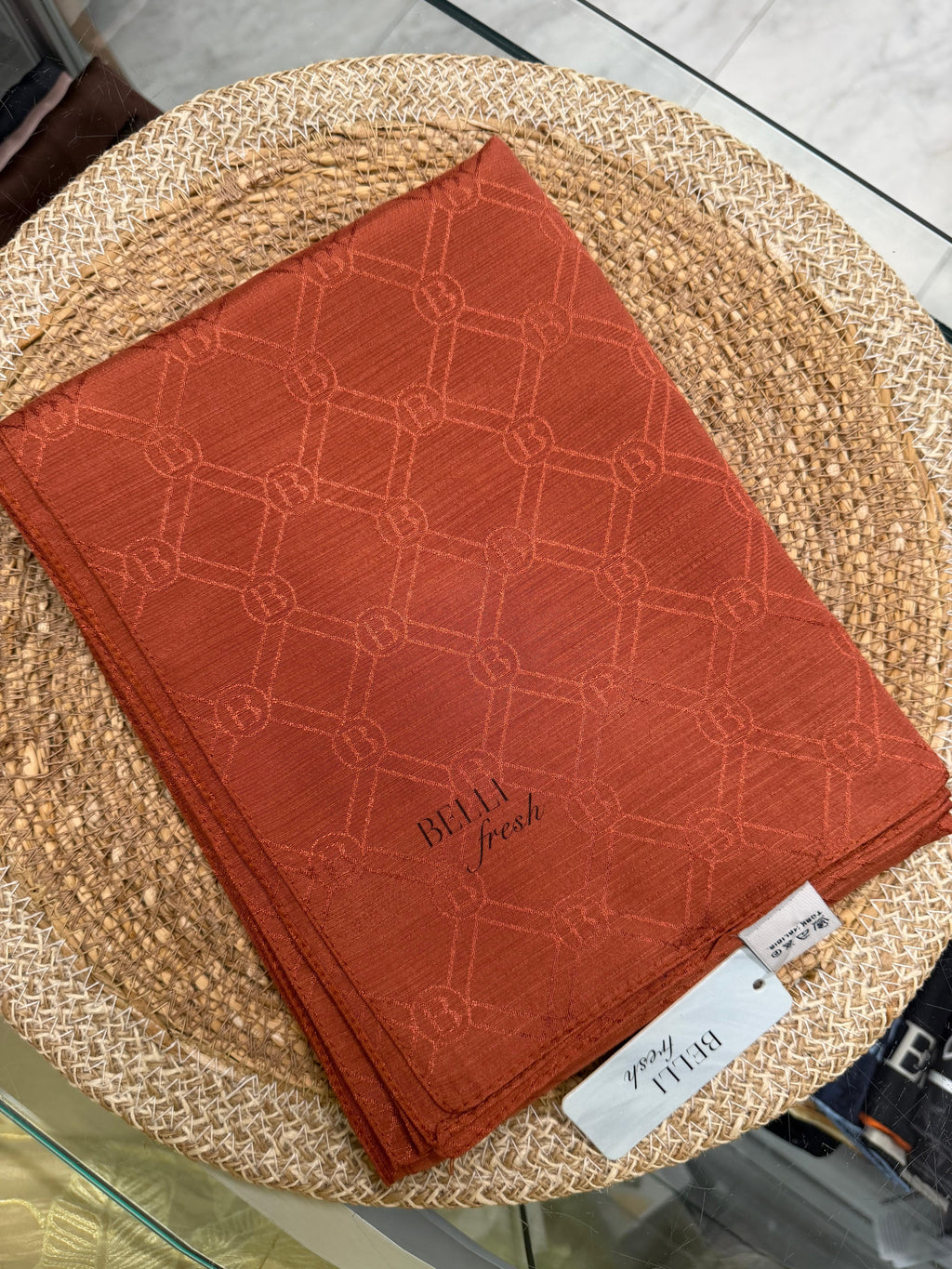 Jakar Monogram Logo Desen Kiremit