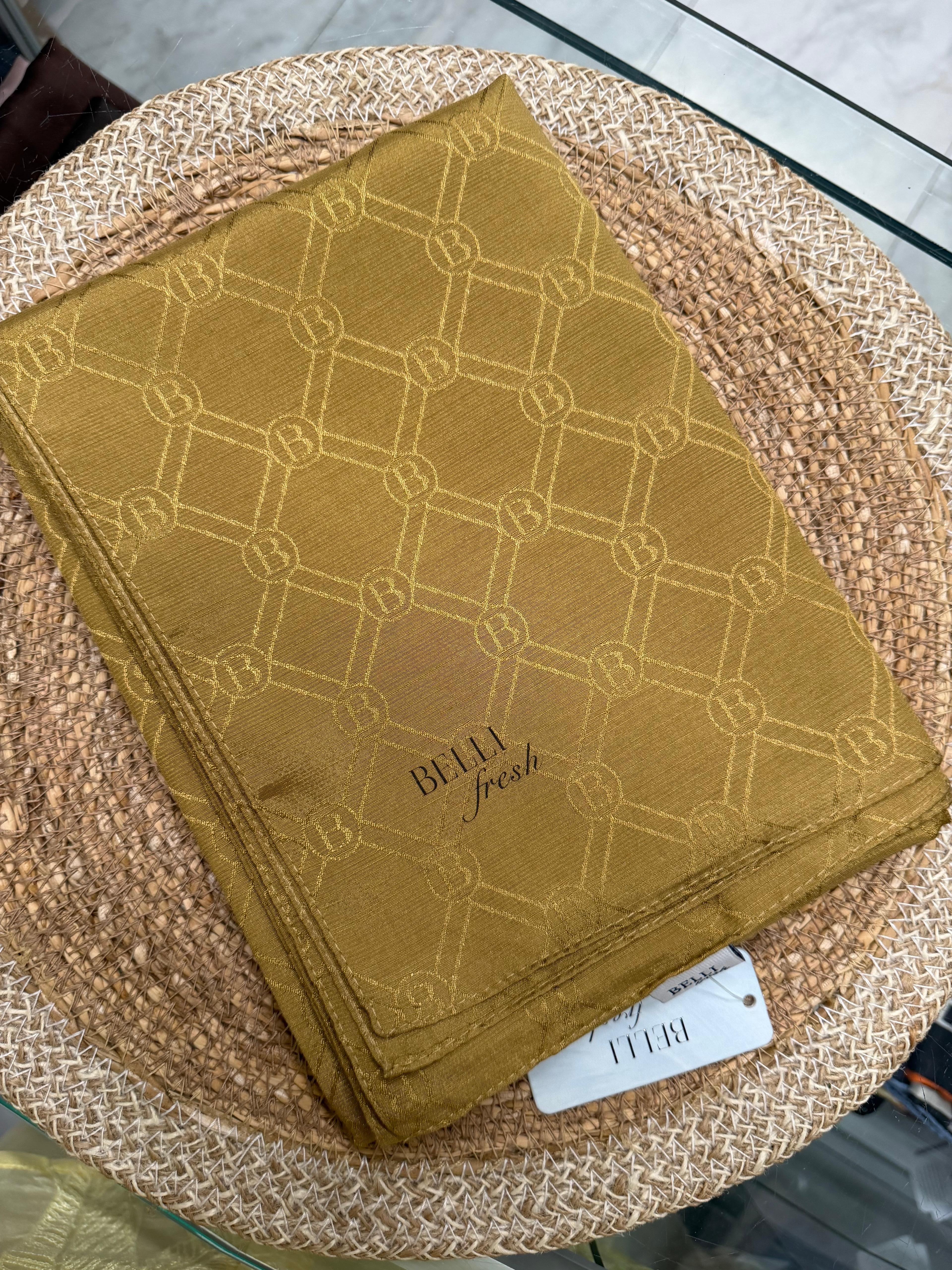Jakar Monogram Logo Desen Yağ Yeşili
