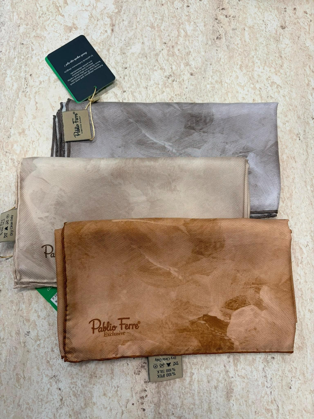 Pablio Ferre Exclusive Twill İpek Eşarp