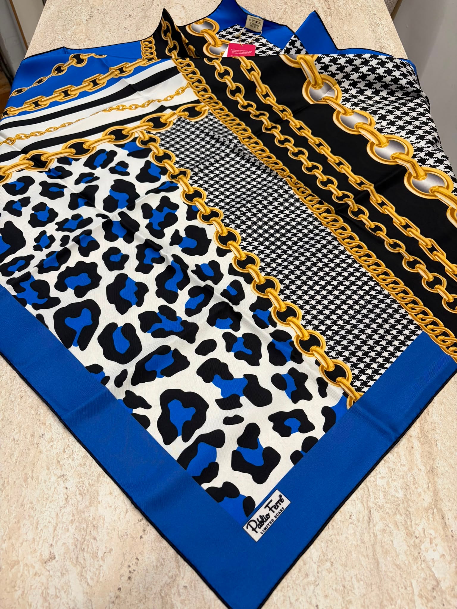 Pablio Ferre Twill İpek Eşarp
