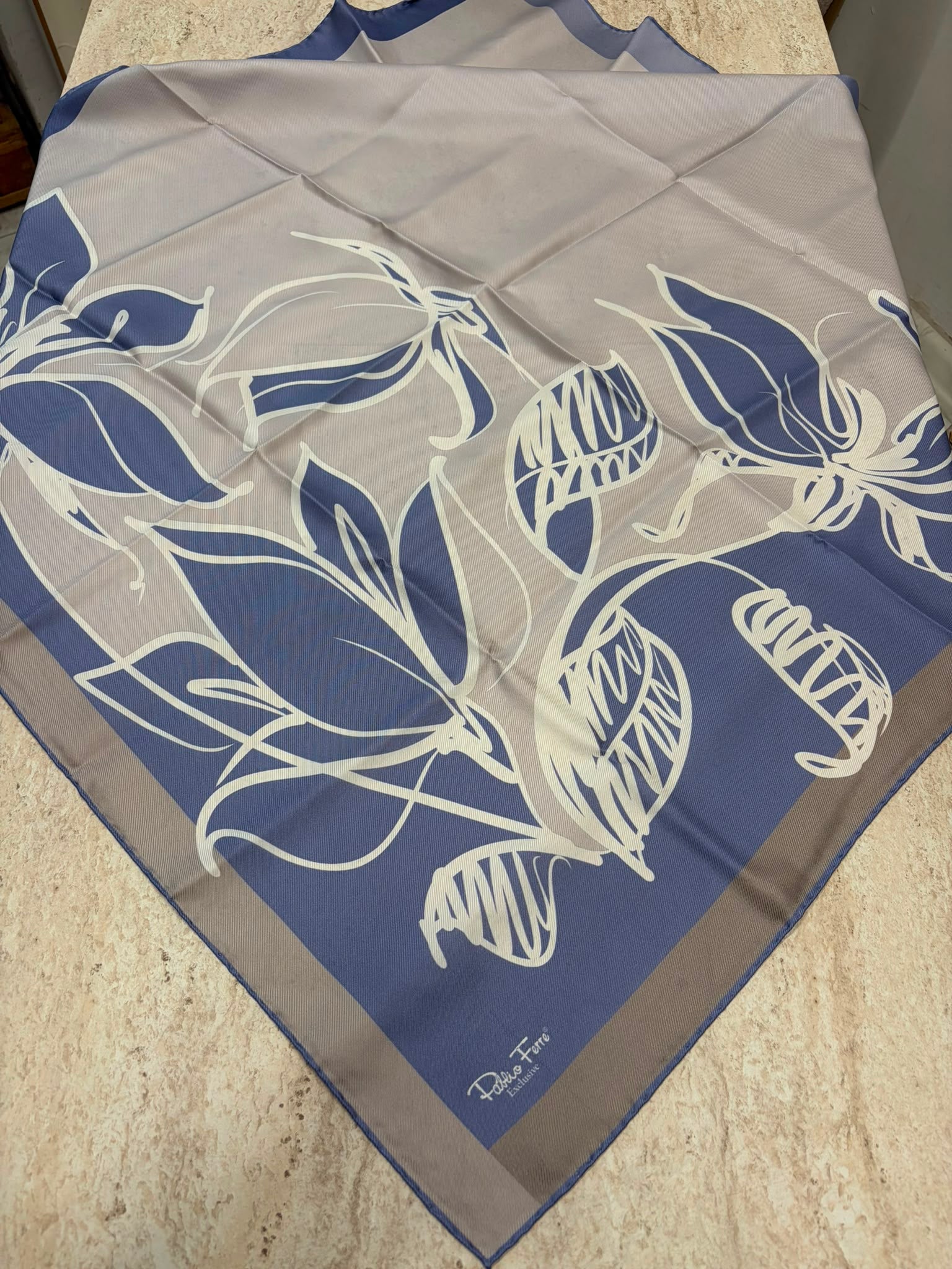 Pablio Ferre Exclusive Twill İpek Eşarp