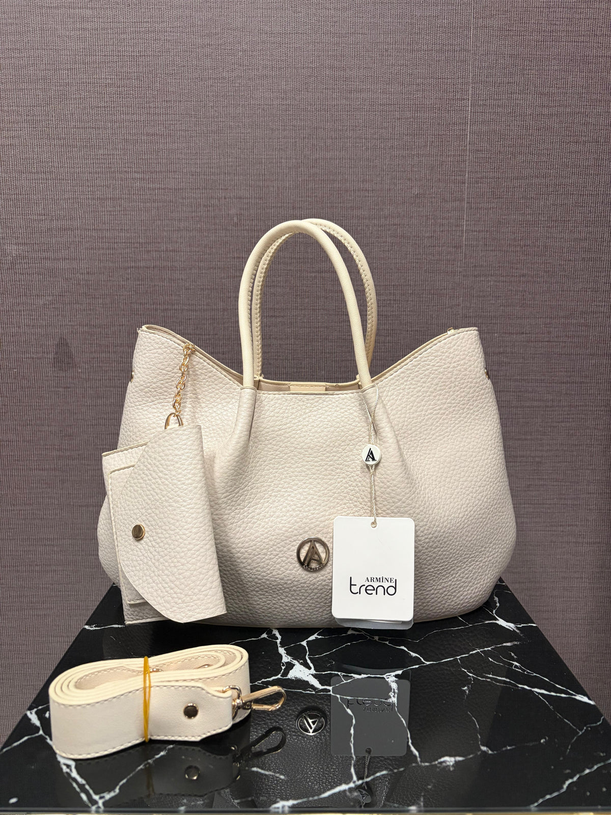 Armine Çanta Ekru