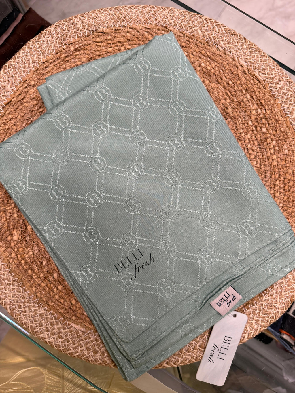 Jakar Monogram Logo Desen Mint