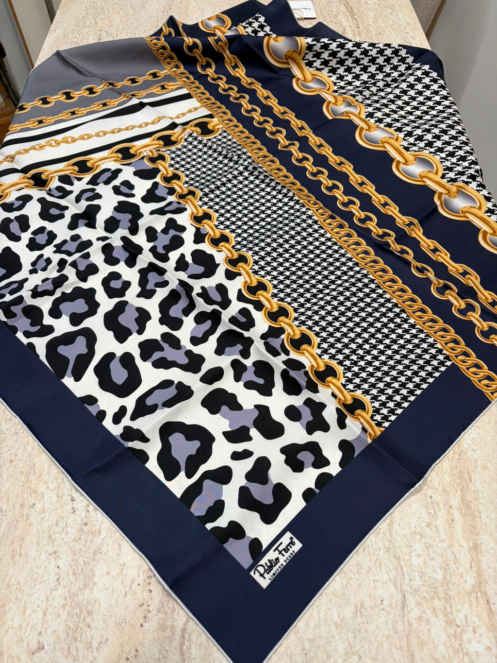 Pablio Ferre Twill İpek Eşarp